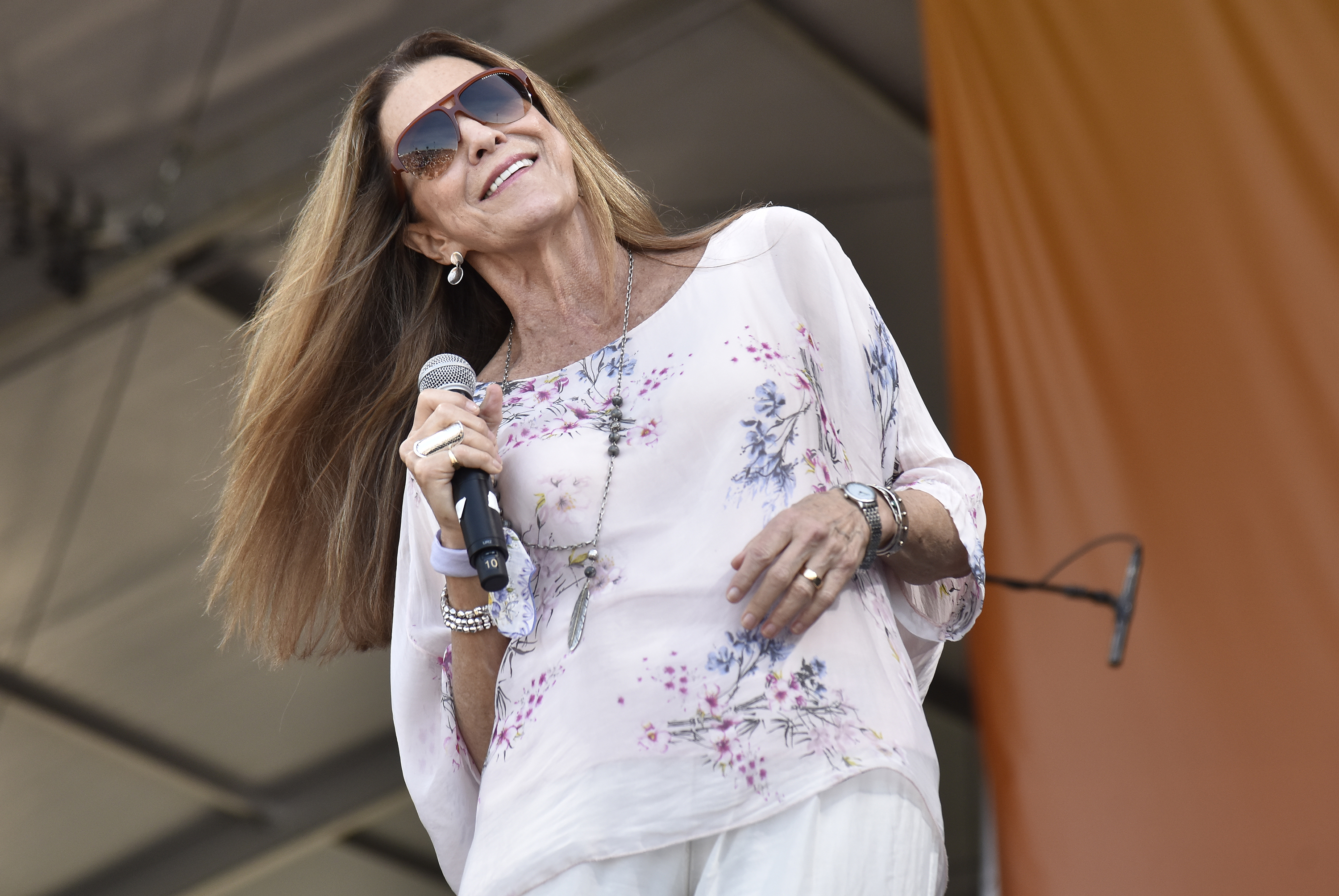 The singer performs at Fair Grounds Race Course on May 05, 2019 in New Orleans, Louisiana | Source: Getty Images