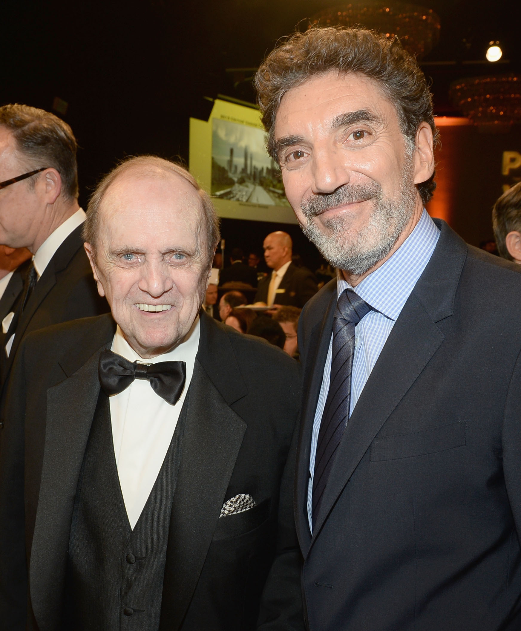 Bob Newhart and Chuck Lorre at Broadcast Television Journalists Association's third annual Critics' Choice Television Awards on June 10, 2013, in Los Angeles, California | Source: Getty Images