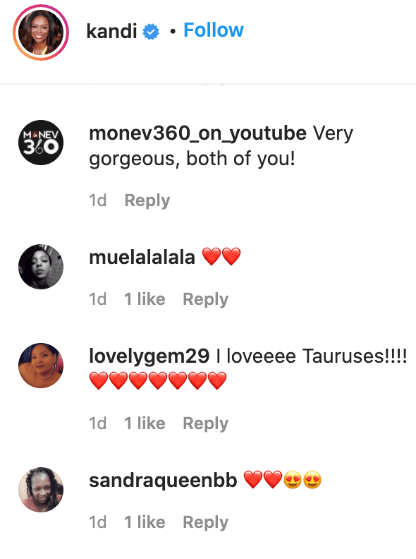 Fans' comments on Kandi Burruss' post. | Source: Instagram/kandi