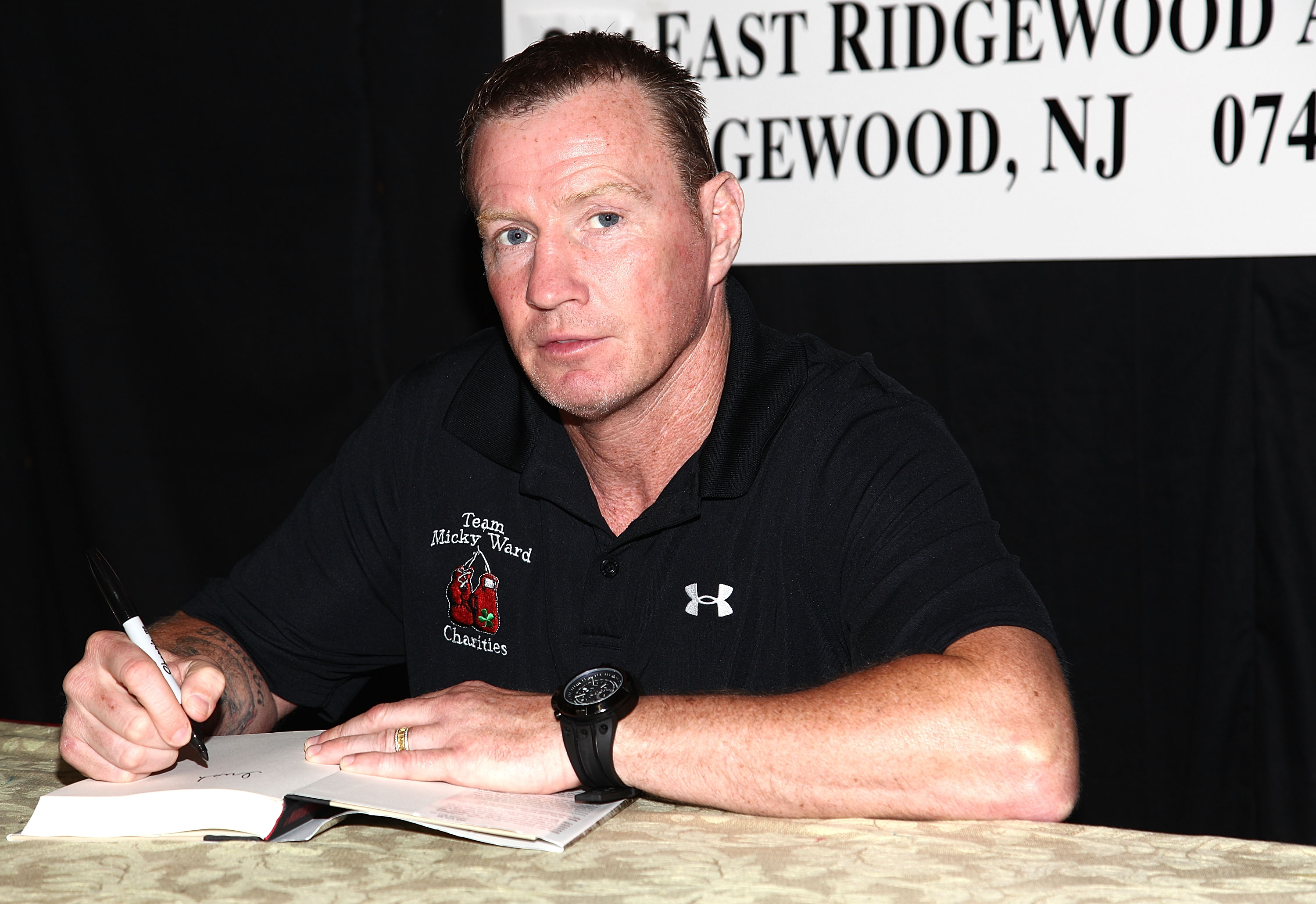 Micky Ward is pictured as he promotes "Warrior's Heart" at Bookends on May 29, 2012, in Ridgewood, New Jersey | Source: Getty Images