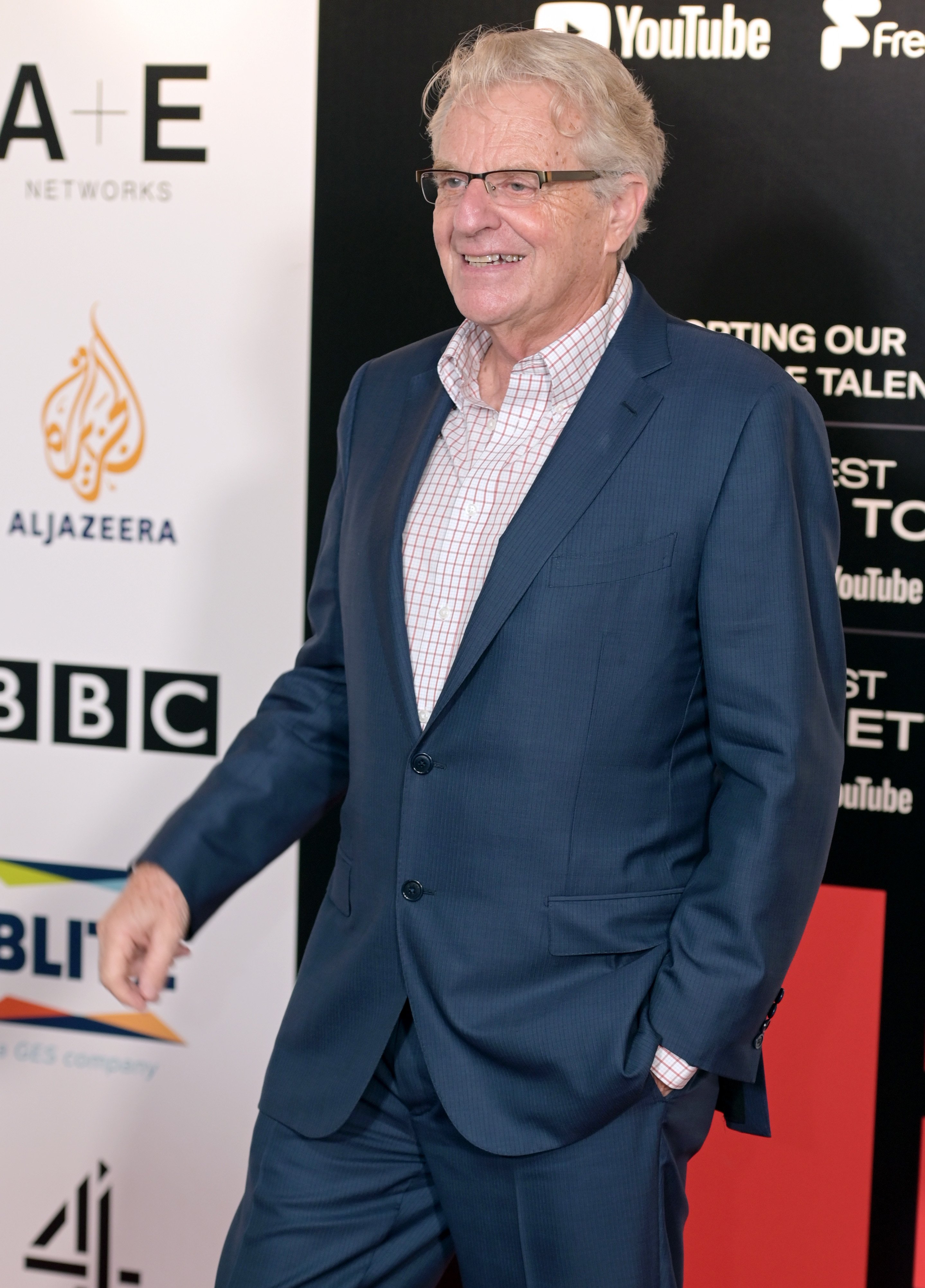 Jerry Springer at the Edinburgh TV Festival on August 23, 2019, in Edinburgh, Scotland. | Source: Getty Images.