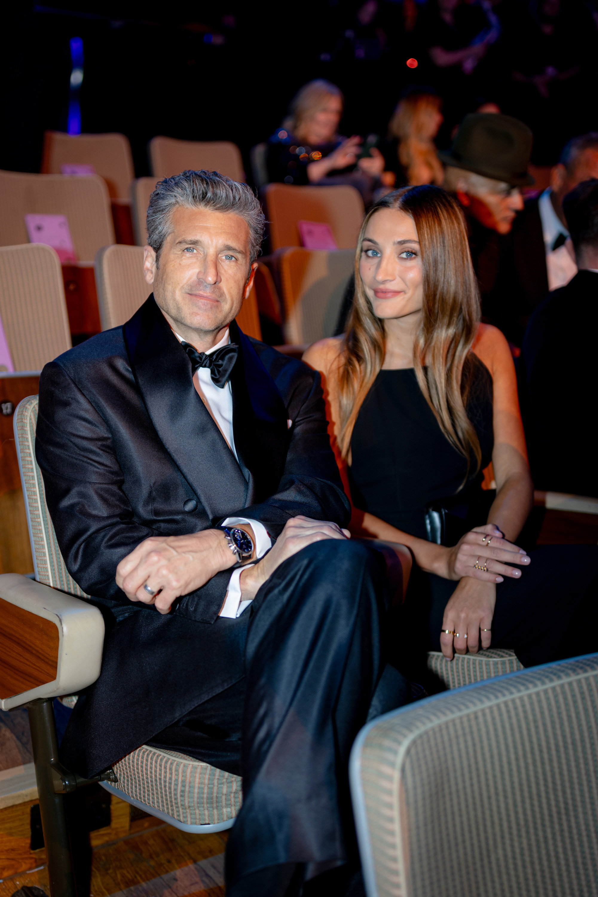 Patrick and Talula are seated inside the venue for the 2026 EE BAFTA Film Awards in London, England on February 22. | Source: Getty Images