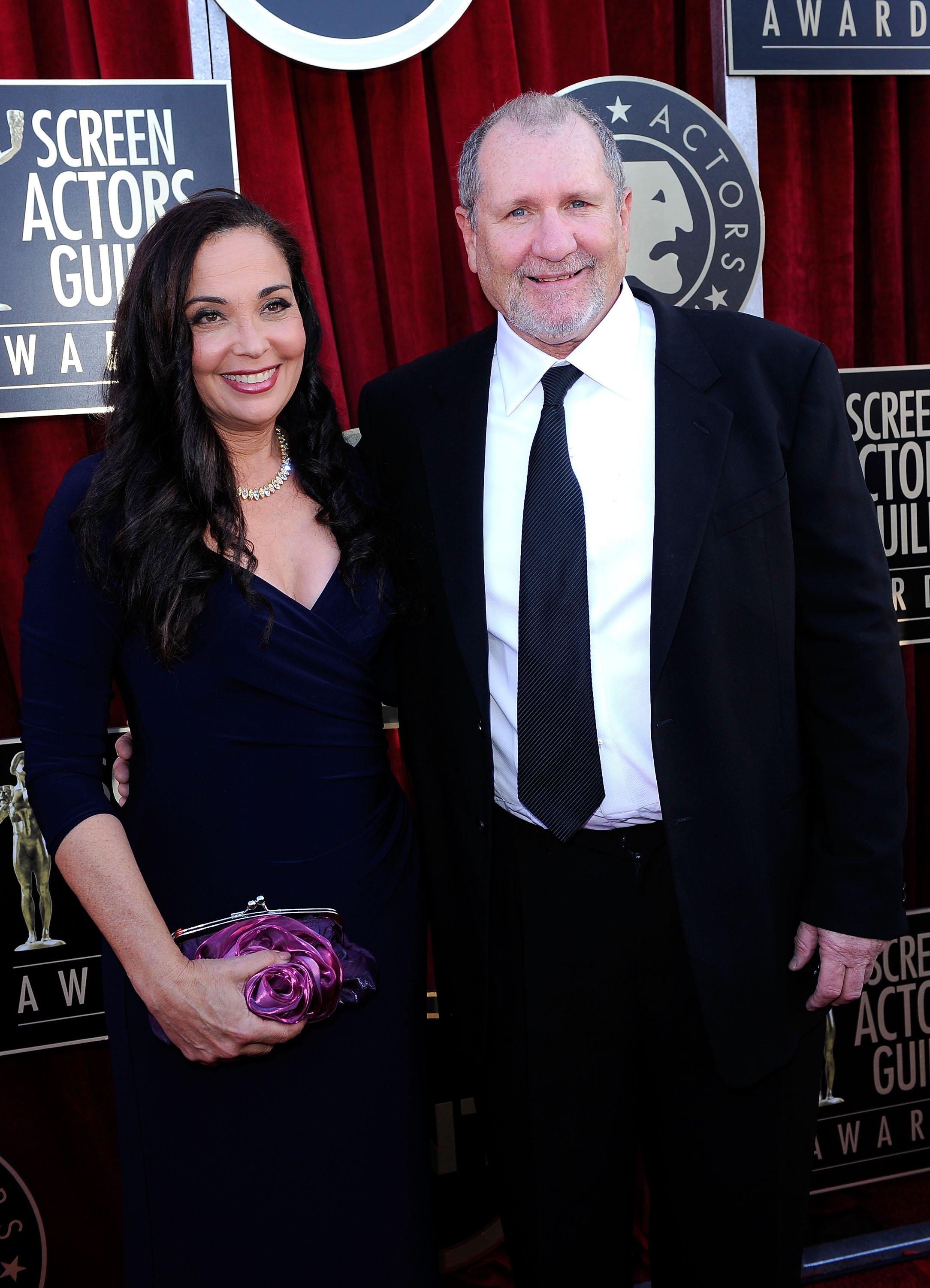 Ed O'Neill and Catherine Rusoff arrives at the 18th Annual Screen Actors Guild Awards at The Shrine Auditorium on January 29, 2012 in Los Angeles, California | Source: Getty Images