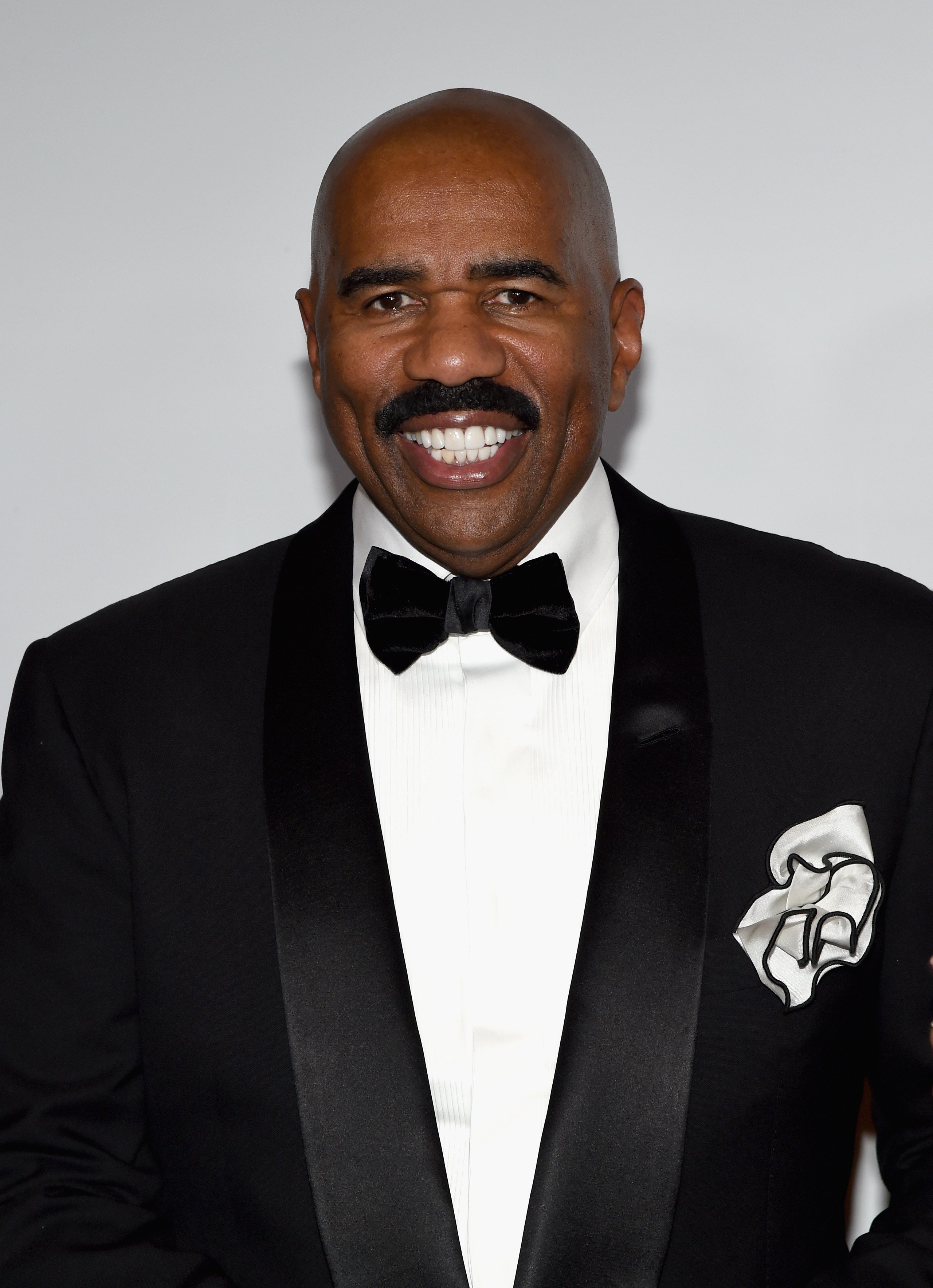 Steve Harvey at the 2015 Miss Universe Pageant at Planet Hollywood Resort & Casino on December 20, 2015 in Las Vegas, Nevada.| Source: Getty Images