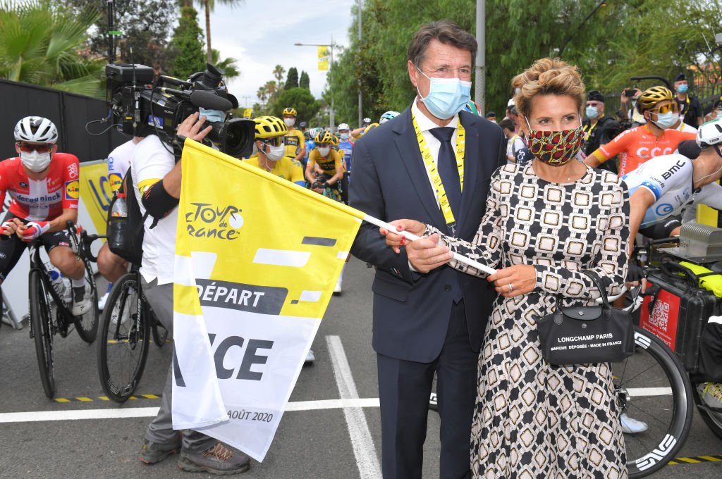 Laura Tenoudji et son mari Christian Estrosi | Photo : Getty Images