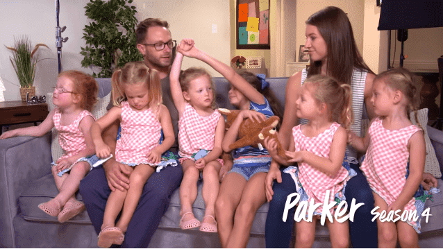 The Busby family during an episode of "OutDaughtered." | Photo: YouTube/TLC UK