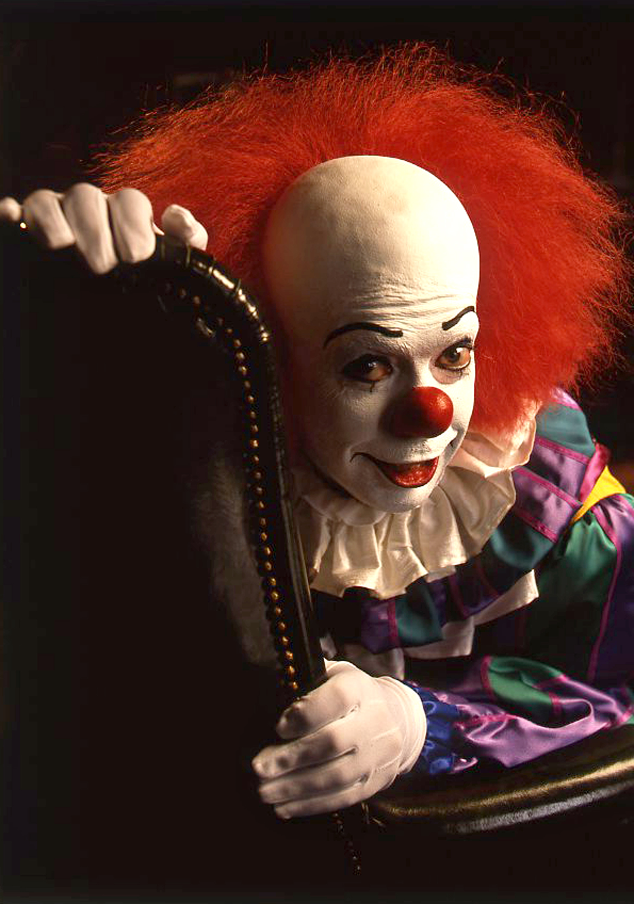 Tim Curry in "IT," 1990 | Source: Getty Images