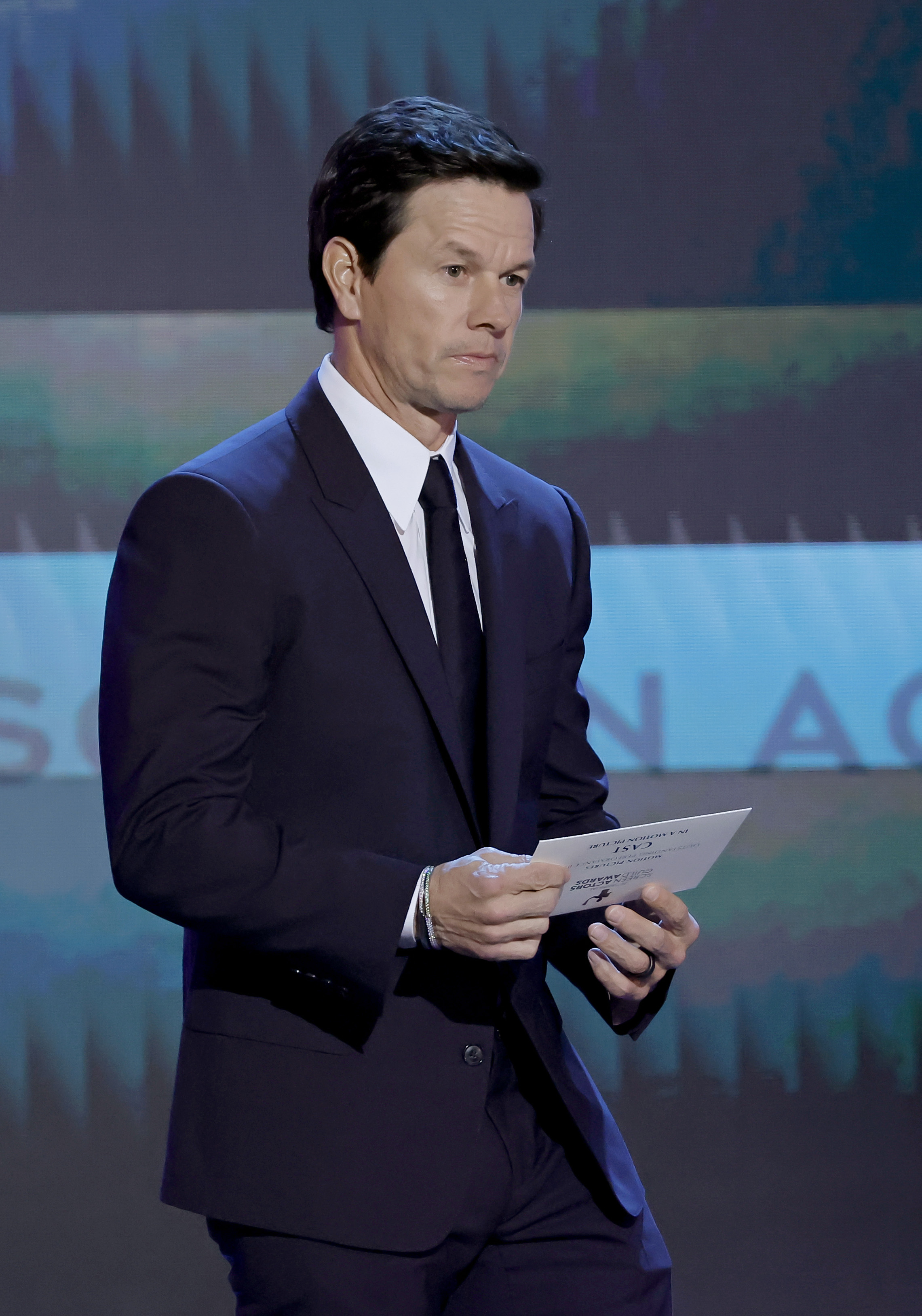Mark Wahlberg speaks onstage during the 29th Annual Screen Actors Guild Awards in Los Angeles, California on February 26, 2023 | Source: Getty Images