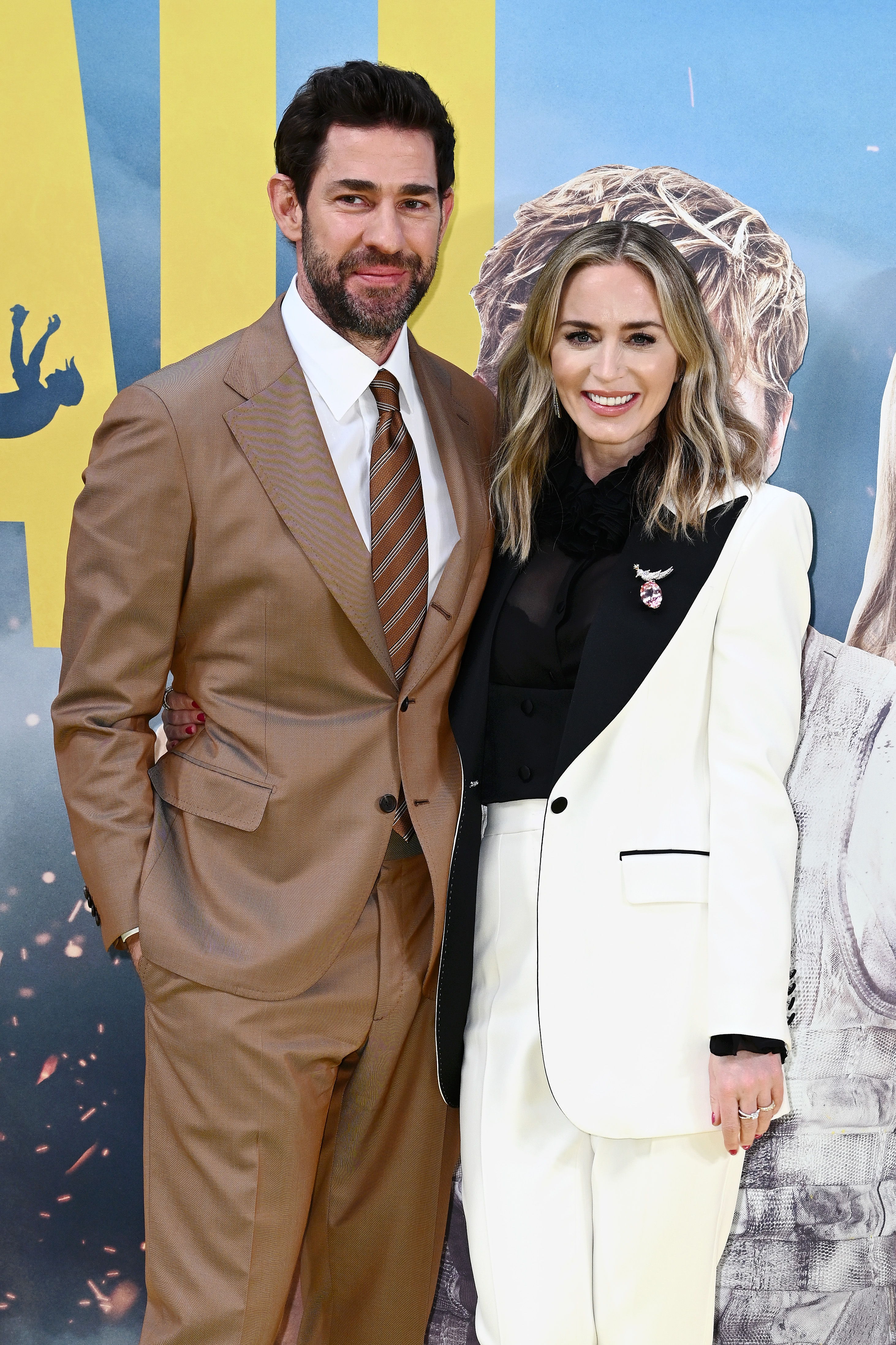 John Krasinski and Emily Blunt at the special screening of "The Fall Guy" in London, England on April 22, 2024 | Source: Getty Images