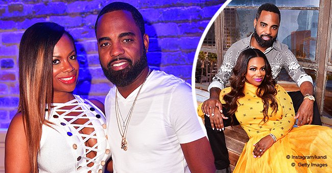 Kandi Burruss Stuns as She Poses in a Luxurious Yellow Dress with Her ...