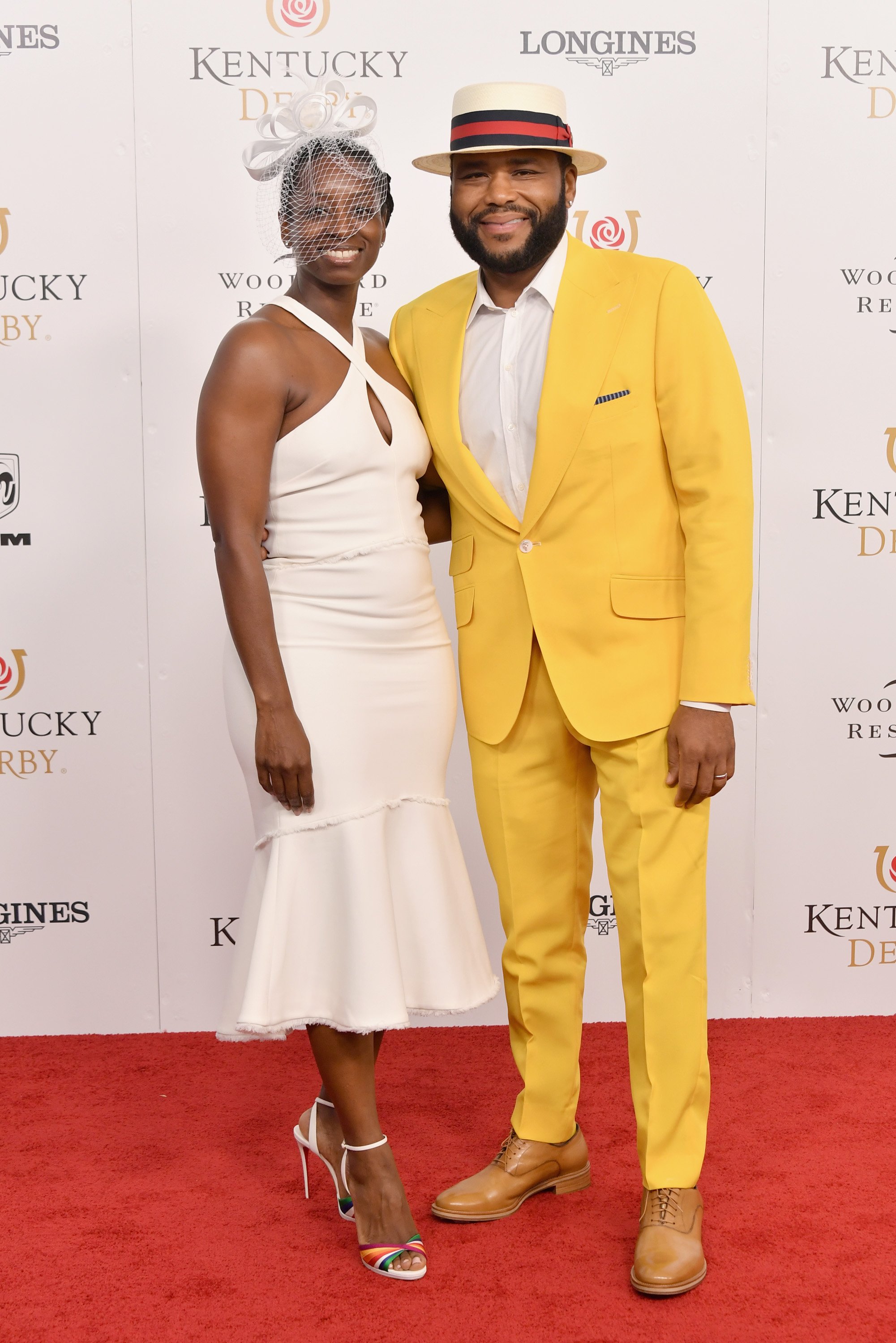  Anthony Anderson and his wife Alvina Stewart at the Kentucky Derby 144 on May 5, 2018 in Louisville, Kentucky. | Photo: Getty Images