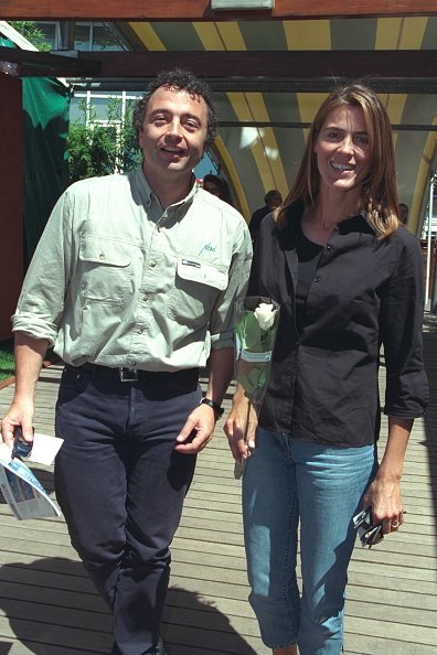 Olivier Chiabodo et Nathalie Simon. | Photo : Getty Images