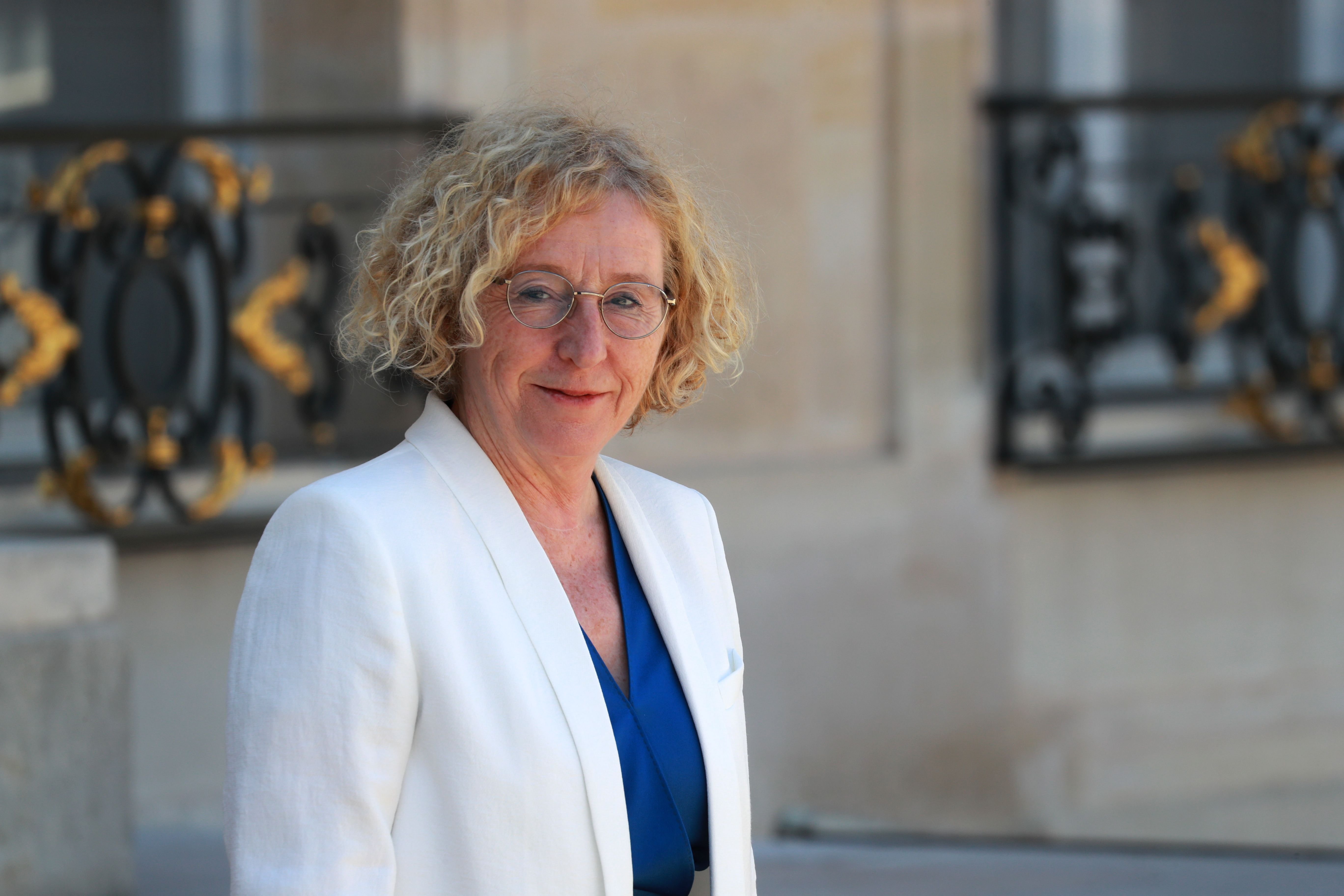 Muriel Penicaud, part après la réunion hebdomadaire du cabinet à l'Elysée à Paris, le 24 juin 2020. | Photo : Getty Images