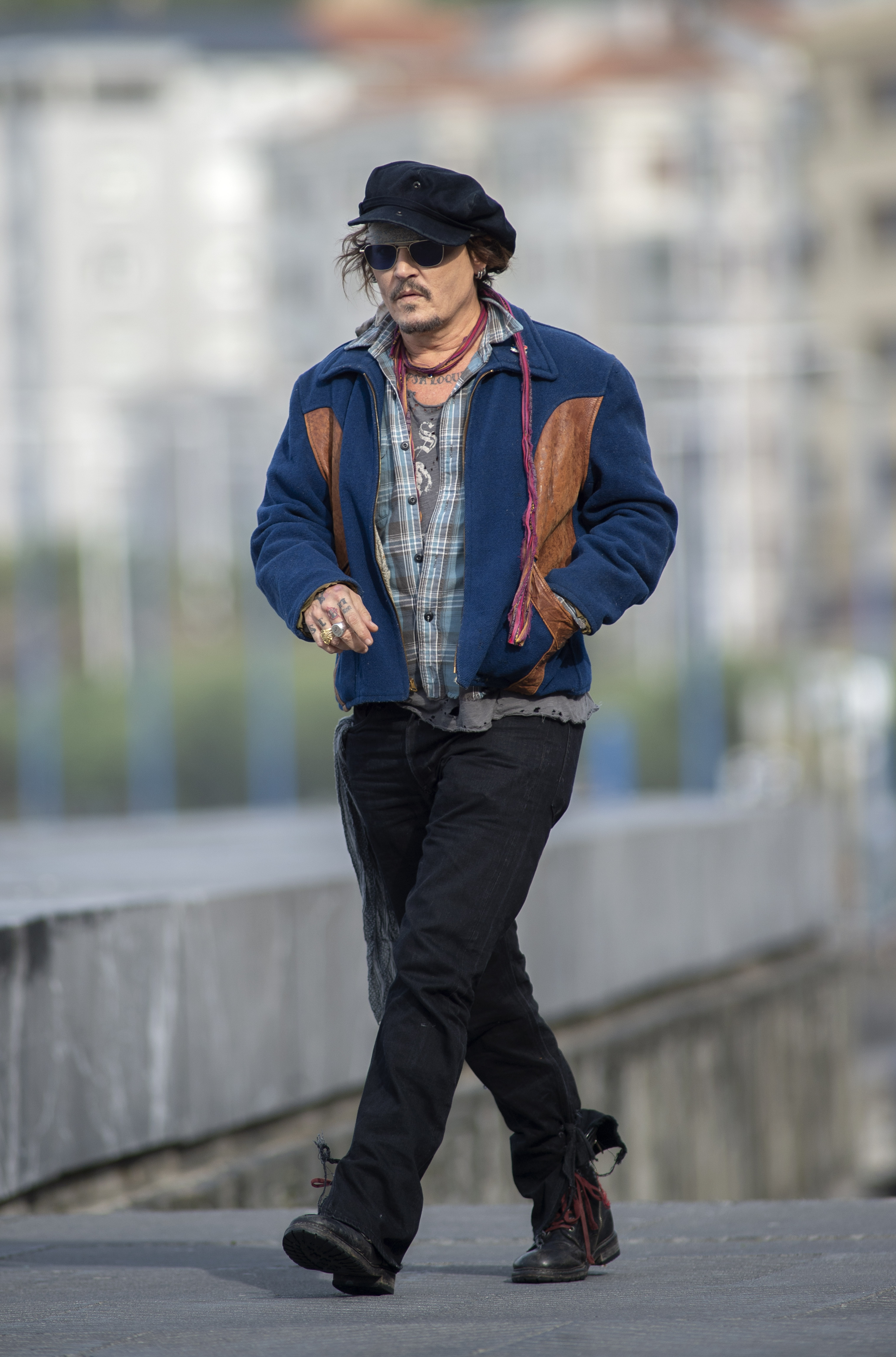 Actor Johnny Depp arrives at the 69th San Sebastian International Film Festival in Spain, 2021. | Source: Getty Images