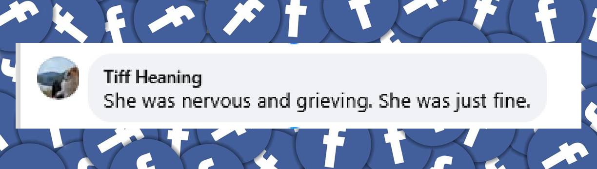 A fan's reaction to the interaction between Donald Trump and daughter of fallen Pbso Officer | Source: Facebook/palmbeachpost