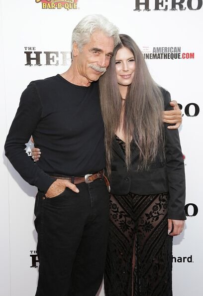  Sam Elliott and daughter Cleo Elliot at the Premiere of "The Hero" in Hollywood in 2017 | Source: Getty Images