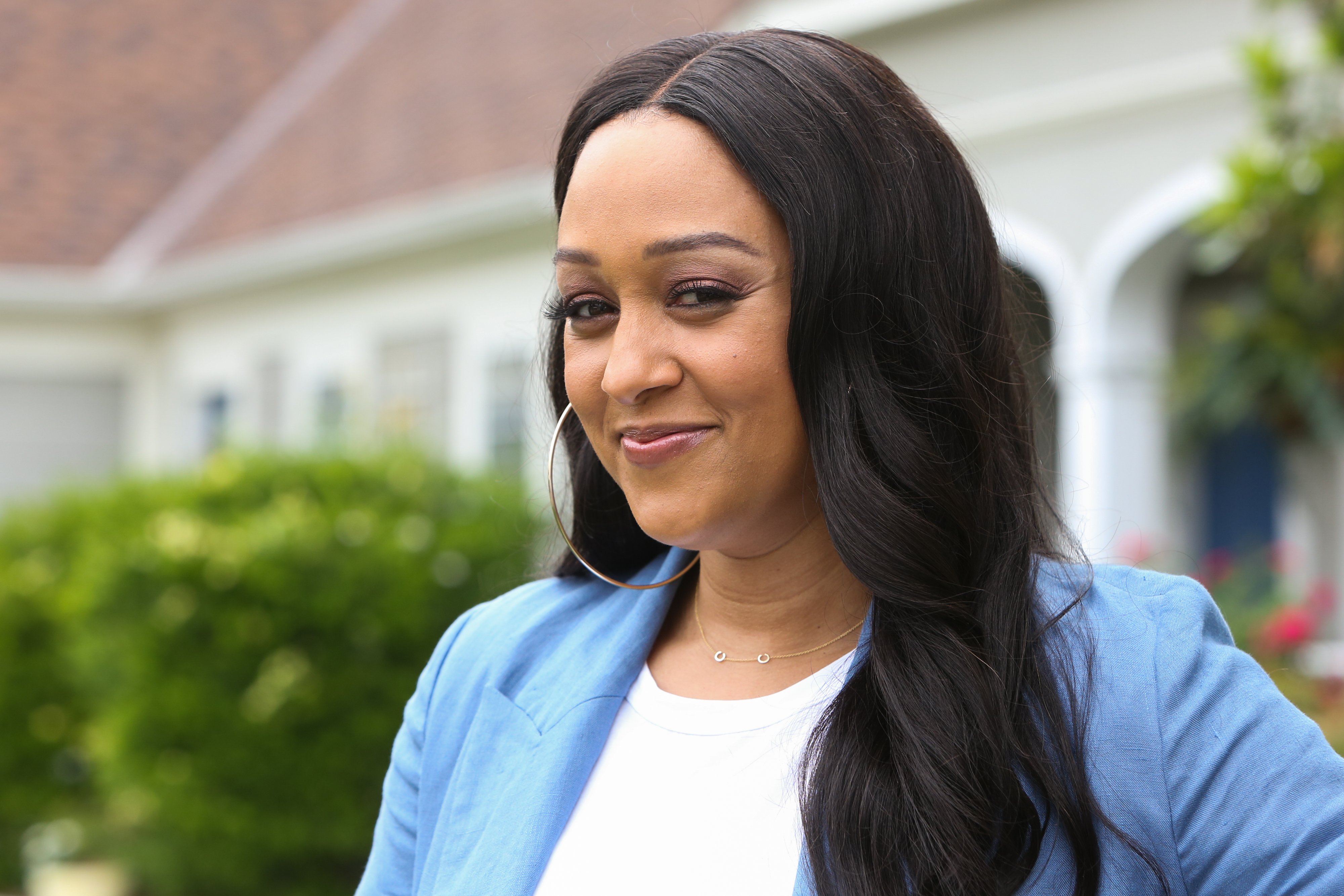 Tia Mowry at Hallmark's "Home & Family" at Universal Studios Hollywood on May 13, 2019 in Universal City, California.| Source: Getty Images