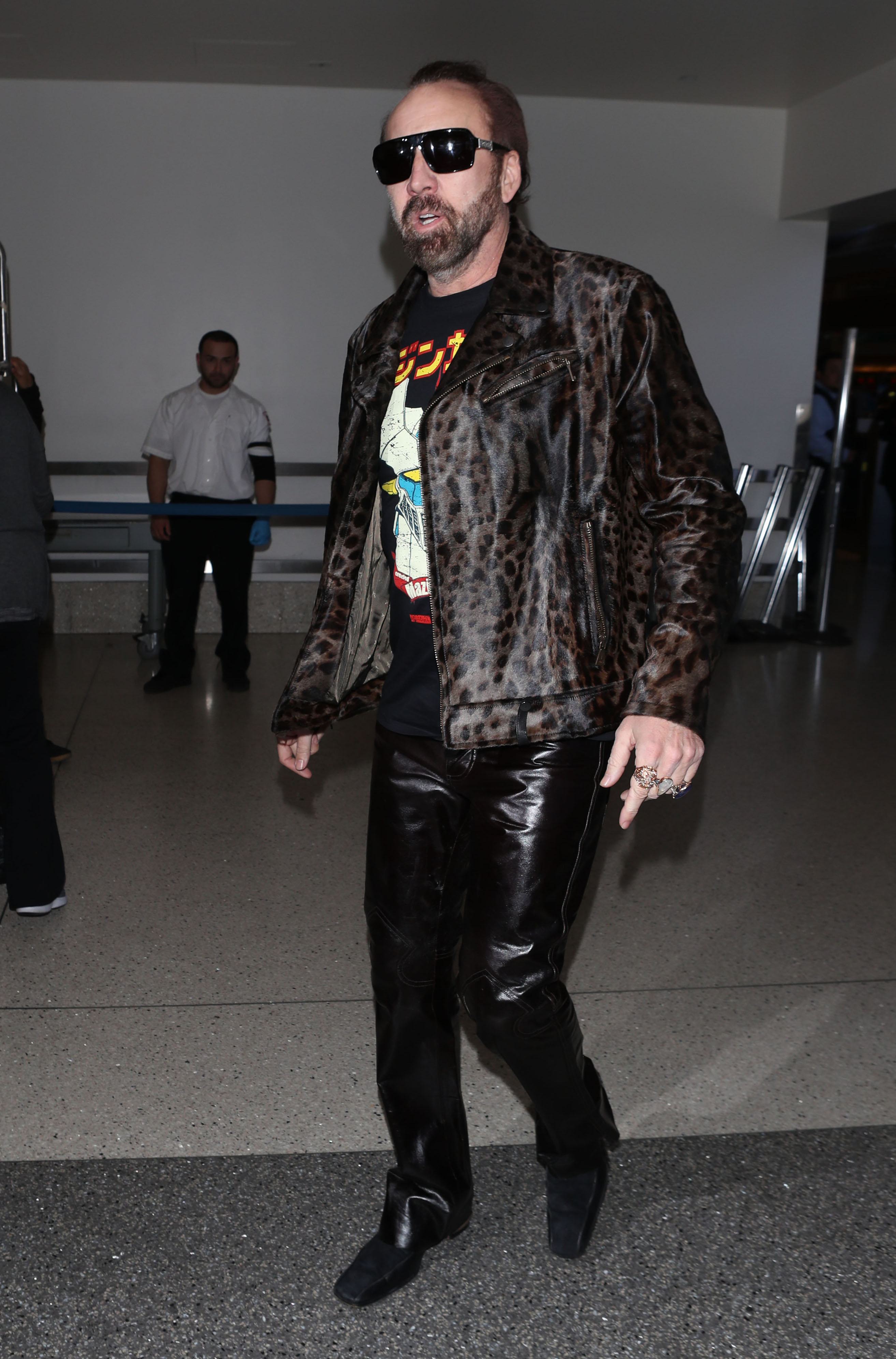 Nicolas Cage at Los Angeles International Airport on September 18, 2018 | Source: Getty Images