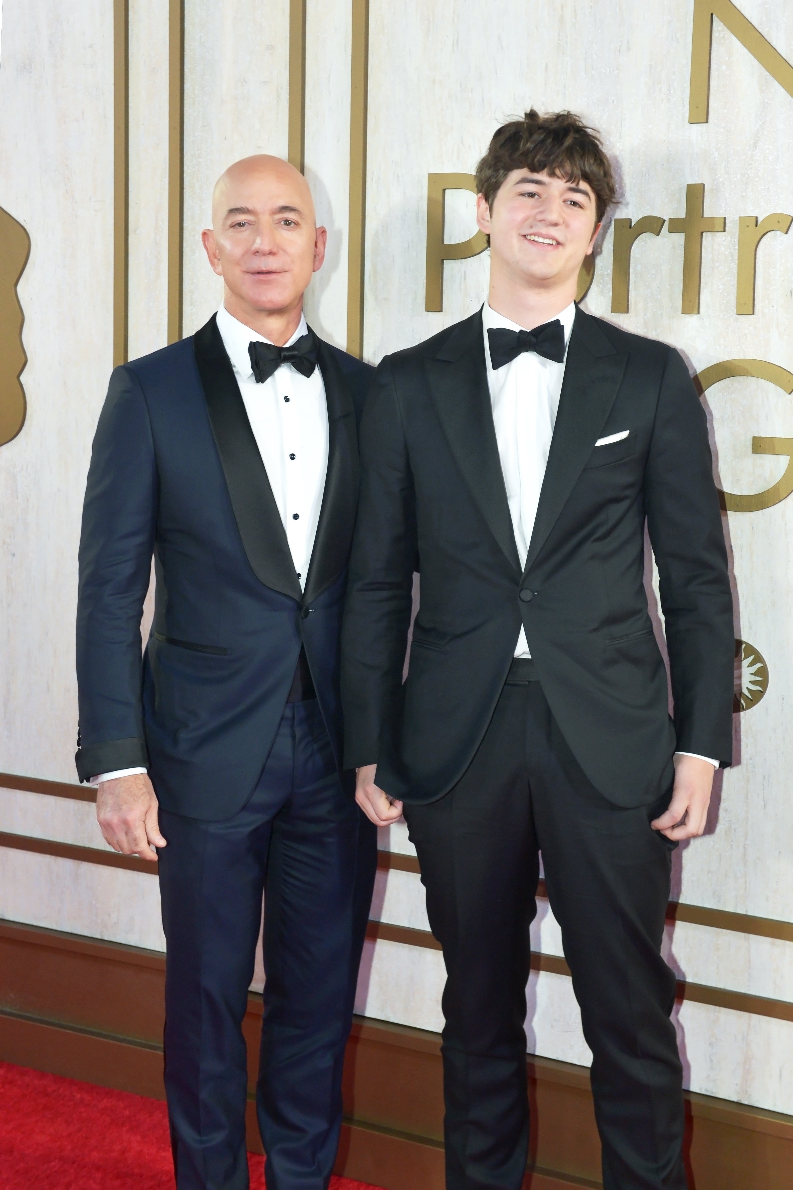 Jeff Bezos and Preston Bezos at the 2019 American Portrait Gala in Washington on November 17, 2019 | Source: Getty Images 