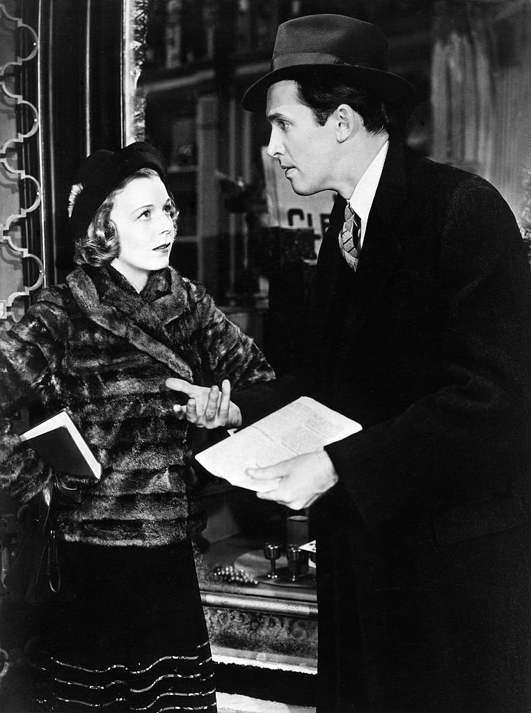 Margaret Sullavan and James Stewart in the movie "The Shop Around The Corner" in 1940 | Photo: Getty Images