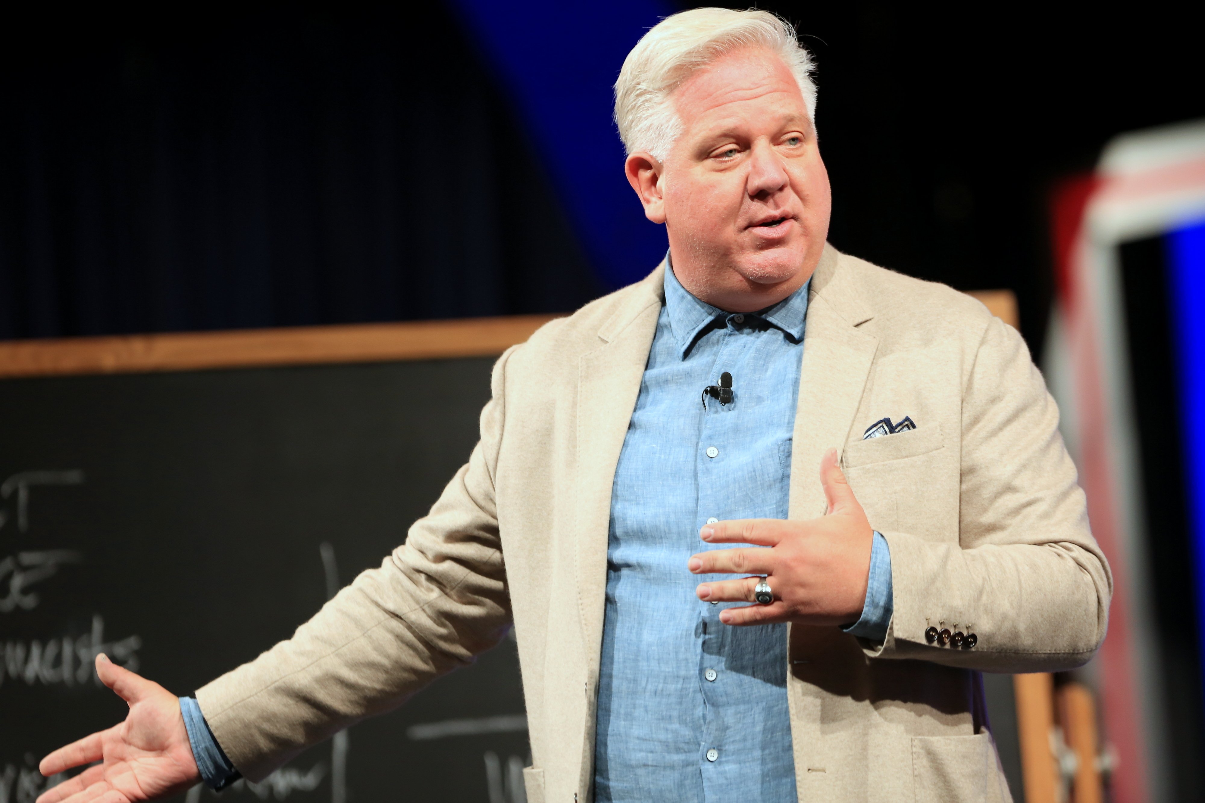 Glenn Beck speaks during the Conservative Political Action Conference (CPAC) in Dallas, Texas, the U.S., on Saturday, July 10, 2021. I Source: Getty Images