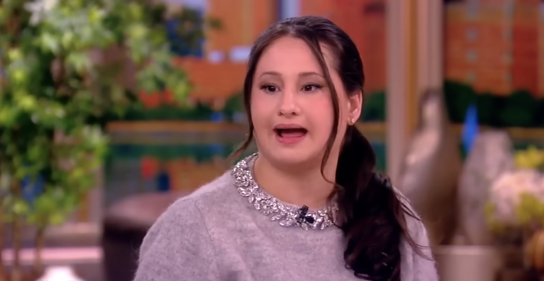 Gypsy Rose Blanchard on "The View", January 2024. | Source: YouTube/TheView