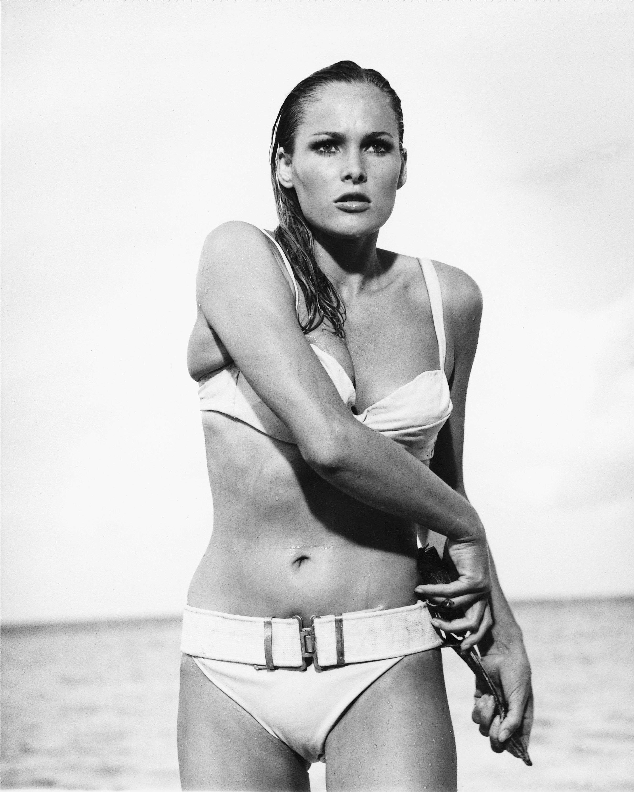Ursula Andress as Honey Ryder in the James Bond film 'Dr. No,' in 1962. | Source: Getty Images