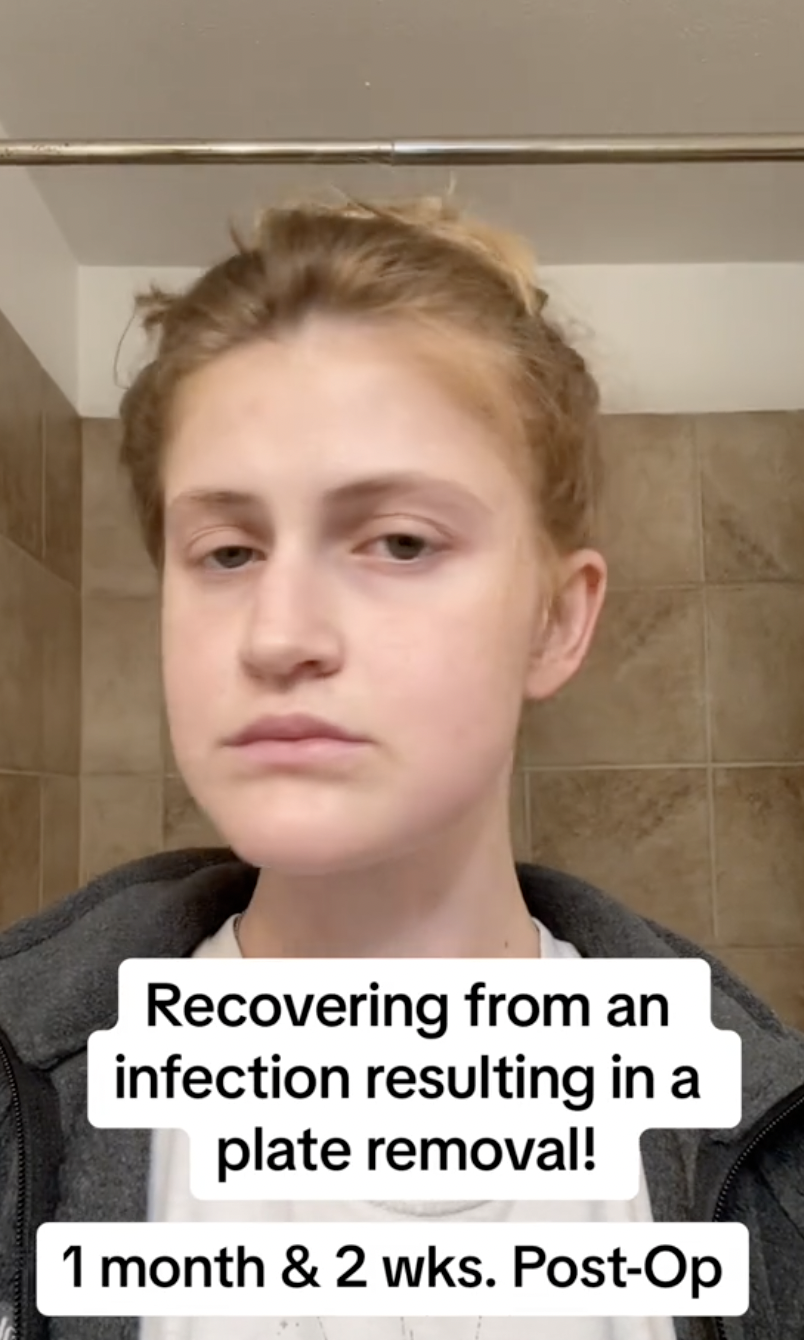 Virginia Elder appears subdued, recovering after a setback in healing. | Source: TikTok/virginiaeelder
