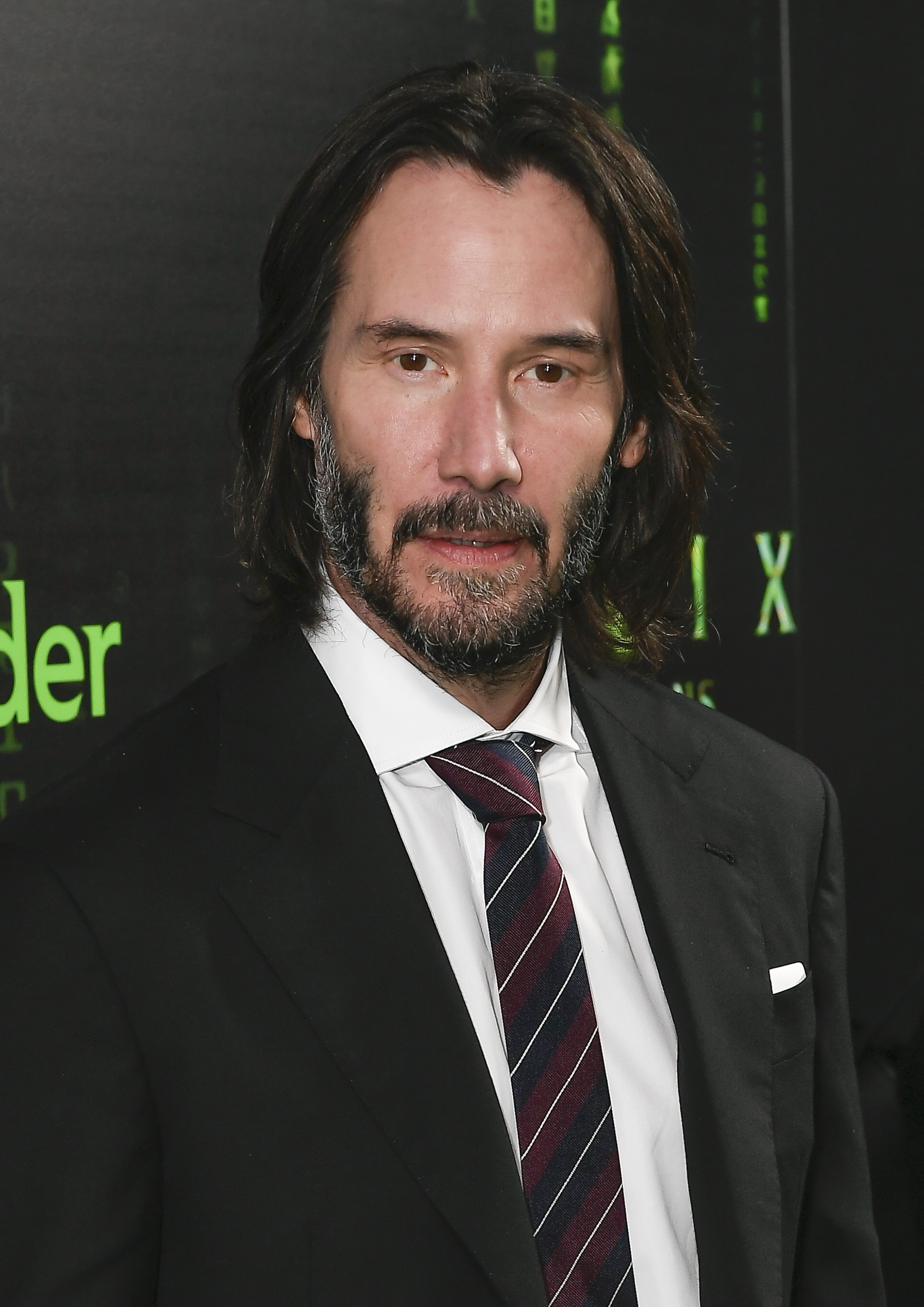 Keanu Reeves attends "The Matrix Resurrections" Red Carpet U.S. Premiere Screening at The Castro Theatre on December 18, 2021, in San Francisco, California.