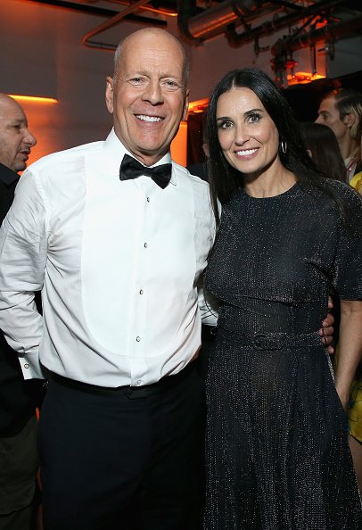 Bruce Willis and Demi Moore at NeueHouse on July 14, 2018 in Los Angeles, California. | Photo: Getty Images