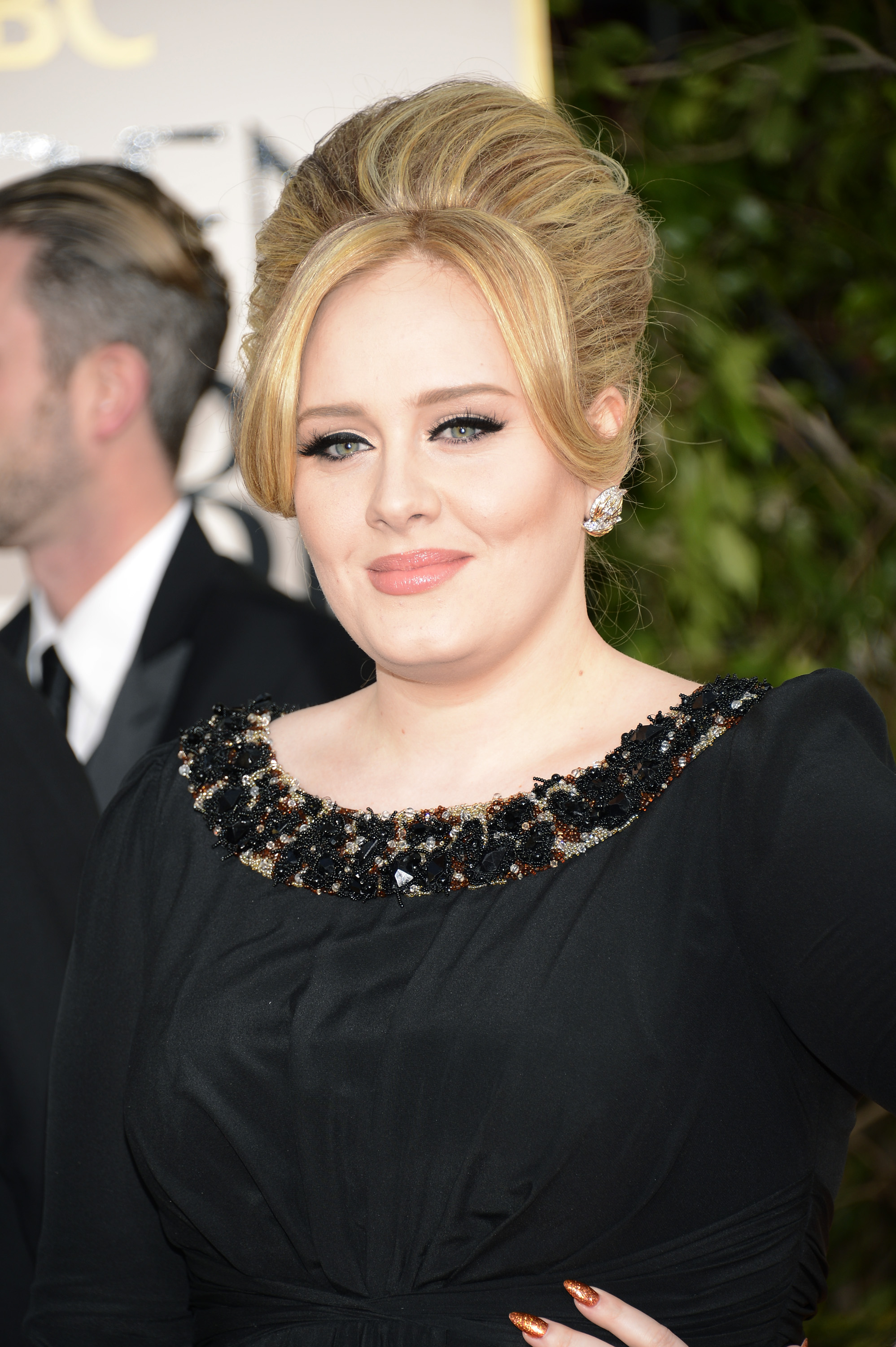Adele en la 70 edición de los Globos de Oro el 13 de enero de 2013, en Beverly Hills, California | Foto: Getty Images