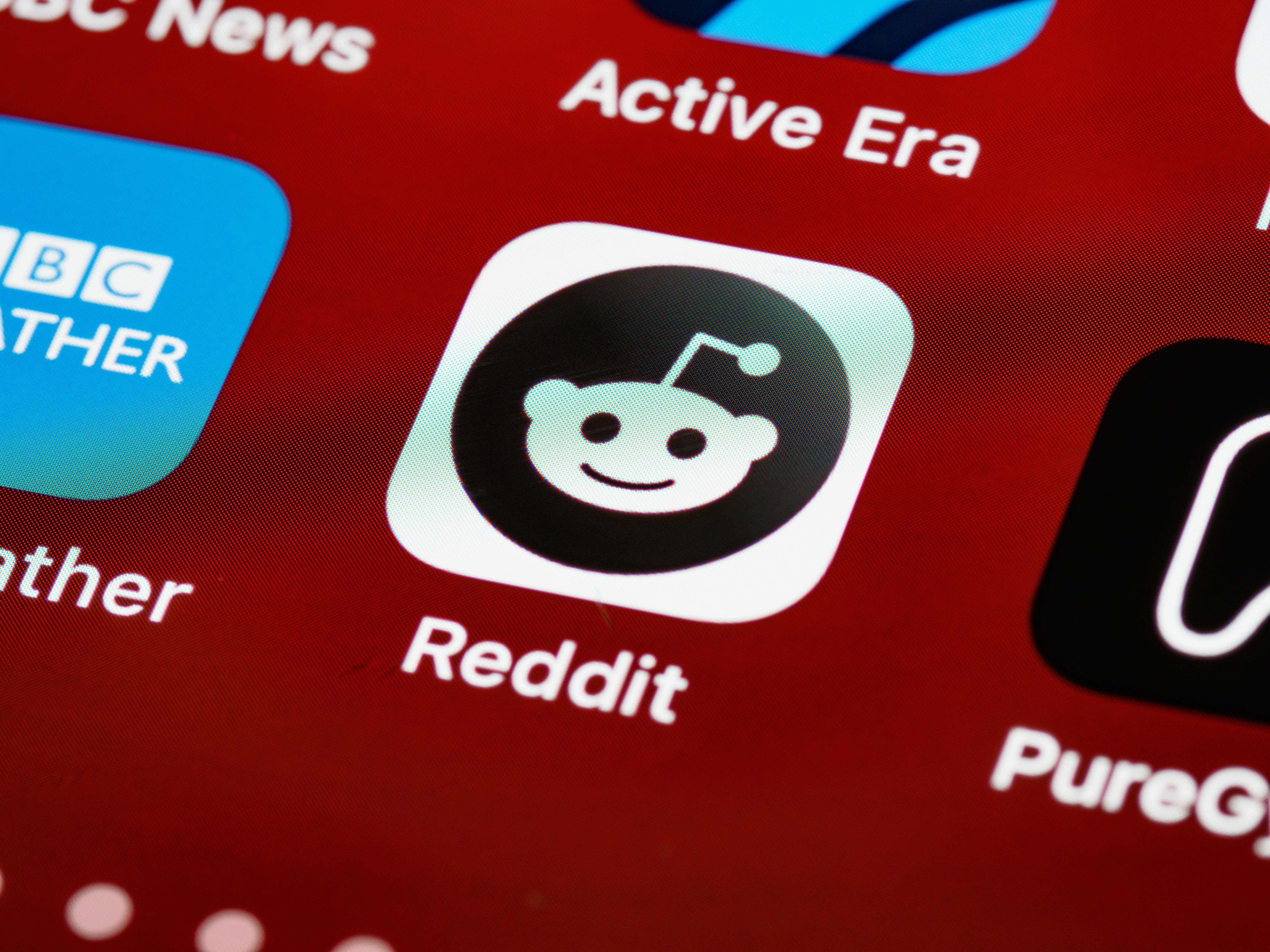 La aplicación de Reddit. | Foto: Pexels