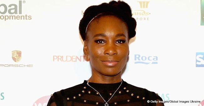 Venus Williams & her millionaire man share awkward kiss as they step out in trendy workout clothes