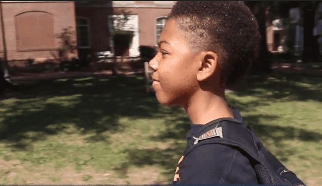 14-year-old Curtis Lawrence at George Washington University | Photo: YouTube/GW Hatchet Video