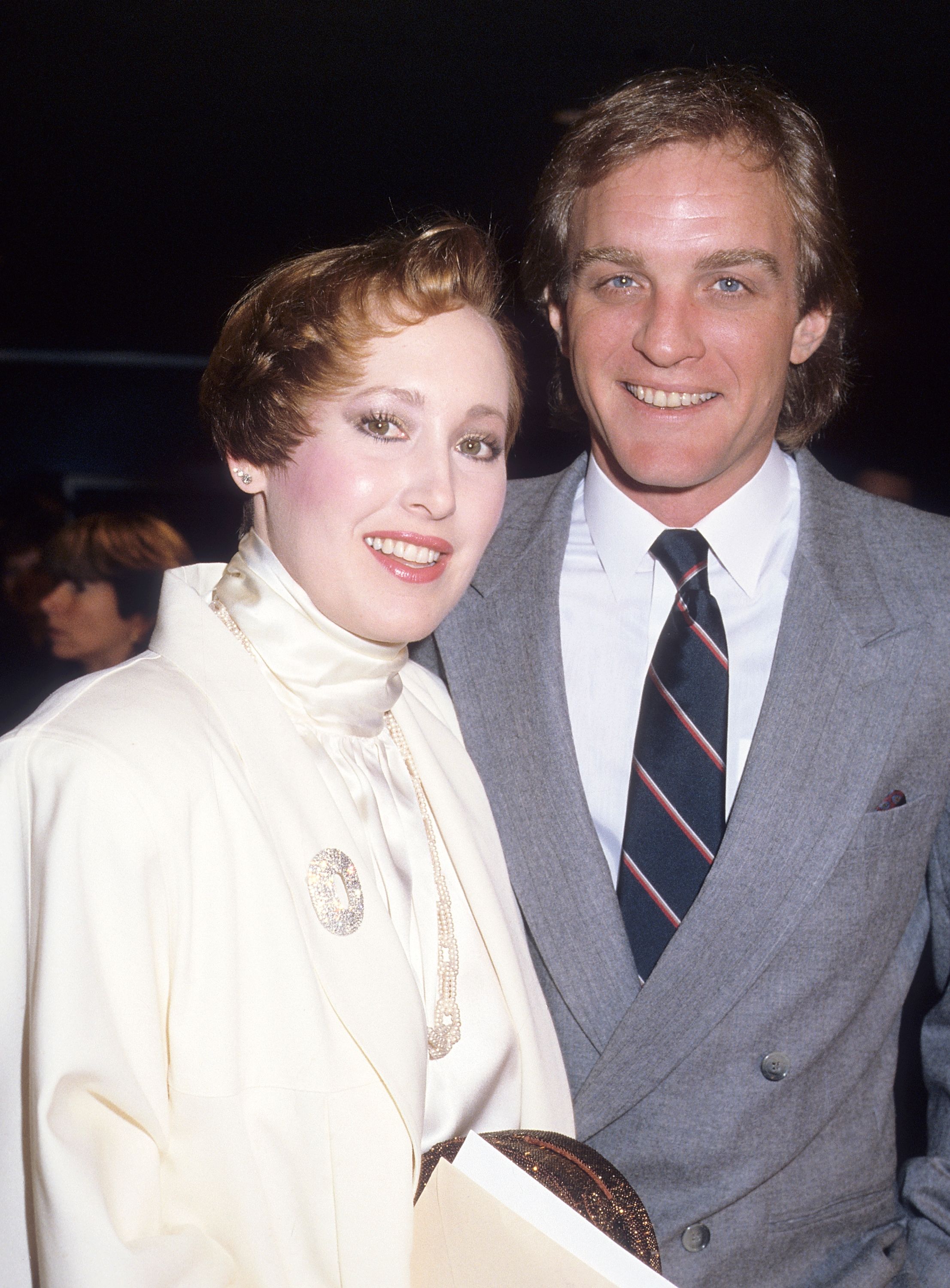 Terry Lester and Susan Newman during the "Out of Africa" Century City Premiere on December 10, 1985 at Plitt's Century Plaza Theatres in Century City, California. | Source: Getty Images
