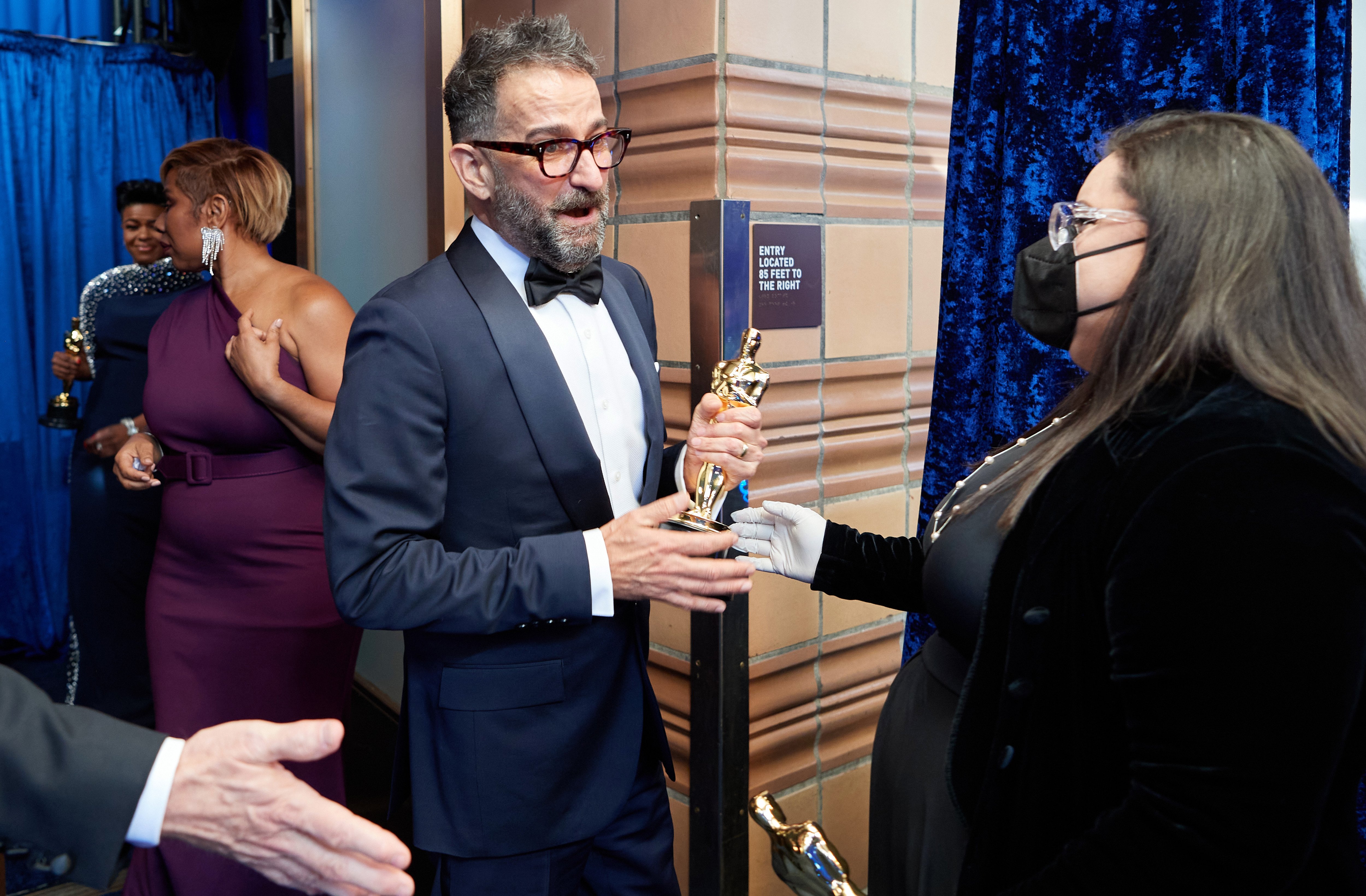 Sergio López-Rivera en la 93ª entrega de los Premios de la Academia en Union Station, el 25 de abril de 2021 en Los Angeles, California. | Foto: Getty Images