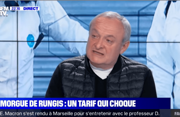 Bruno Lefevre le fils d'une victime du coronavirus. | Photo : Twitter/BFMTV Bruno Lefevre le fils d'une victime du coronavirus. | Photo : Twitter/BFMTV