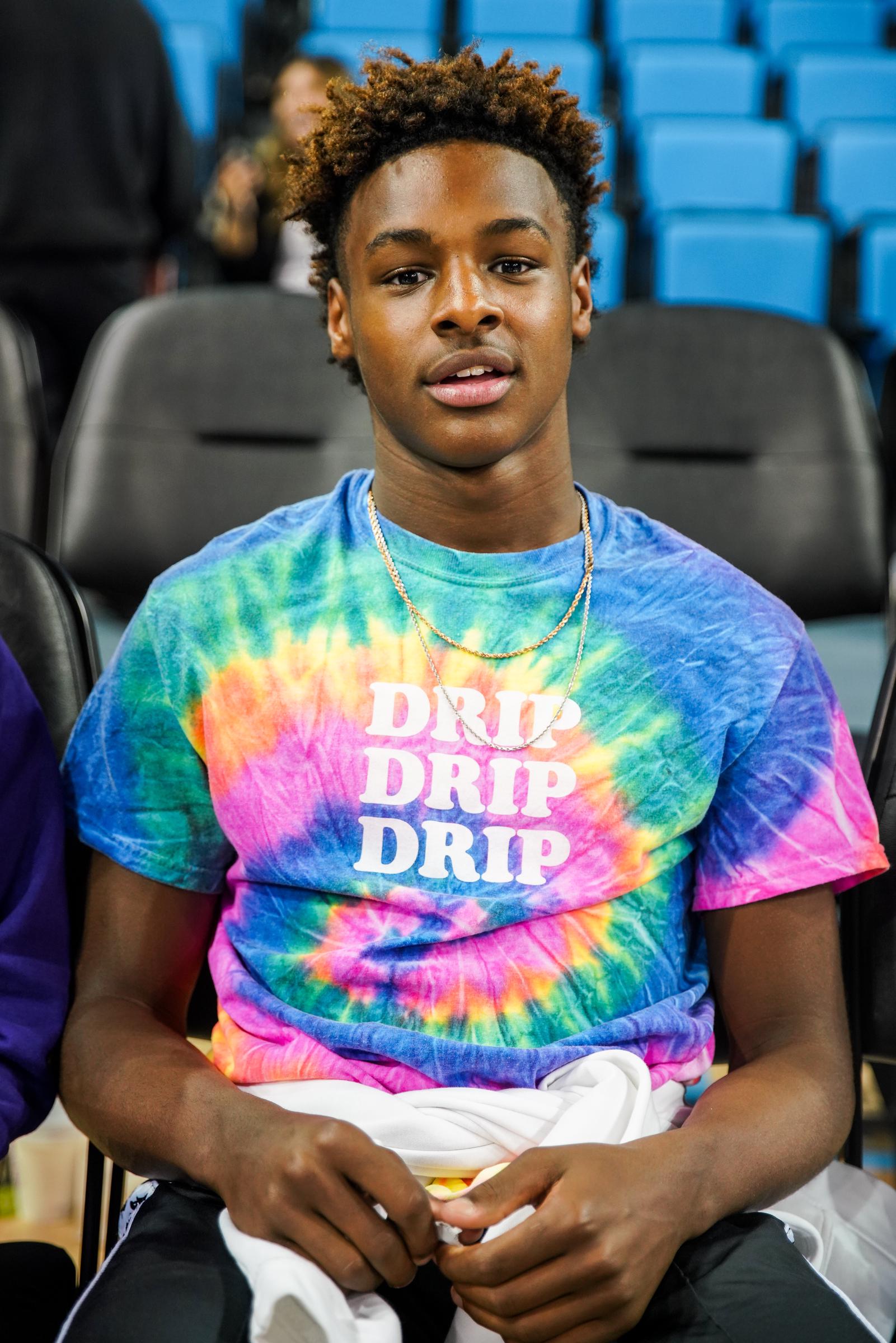 Bronny James after a game against the UCLA Bruins and the Presbyterian Blue Hose on November 19, 2018 | Source: Getty Images