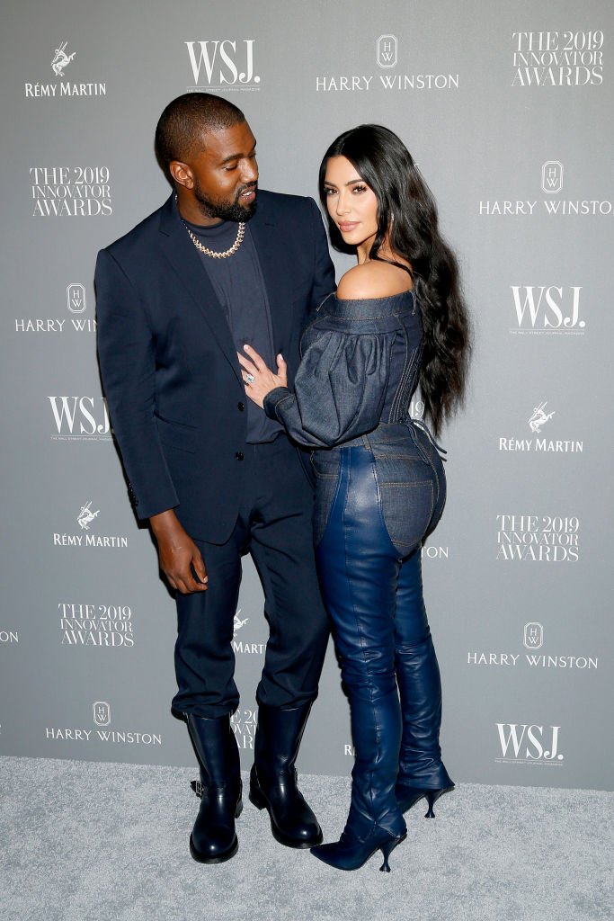 Kanye West and Kim Kardashian West attend the WSJ. Magazine 2019 Innovator Awards. | Photo: Getty Images