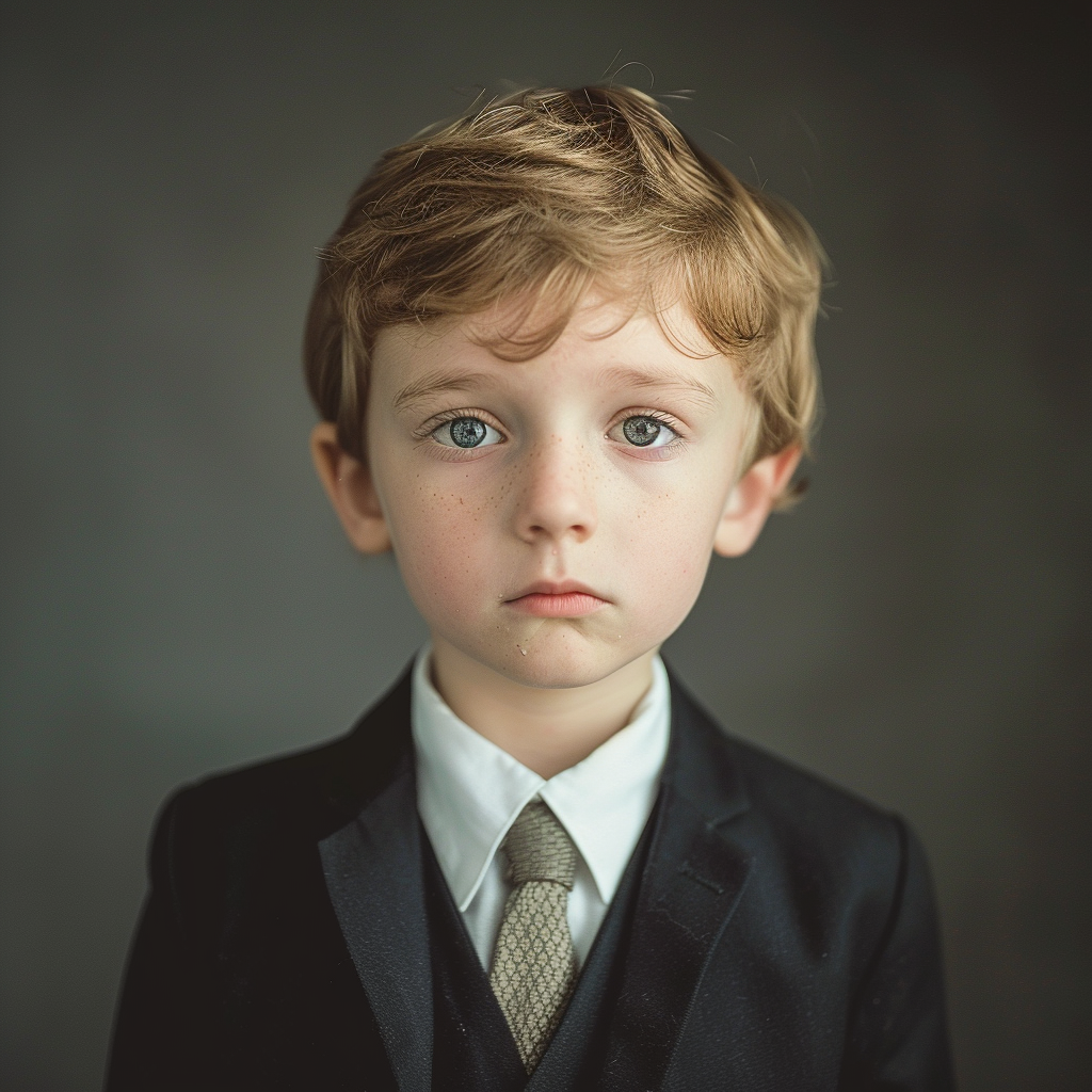 A sad little boy | Source: Midjourney