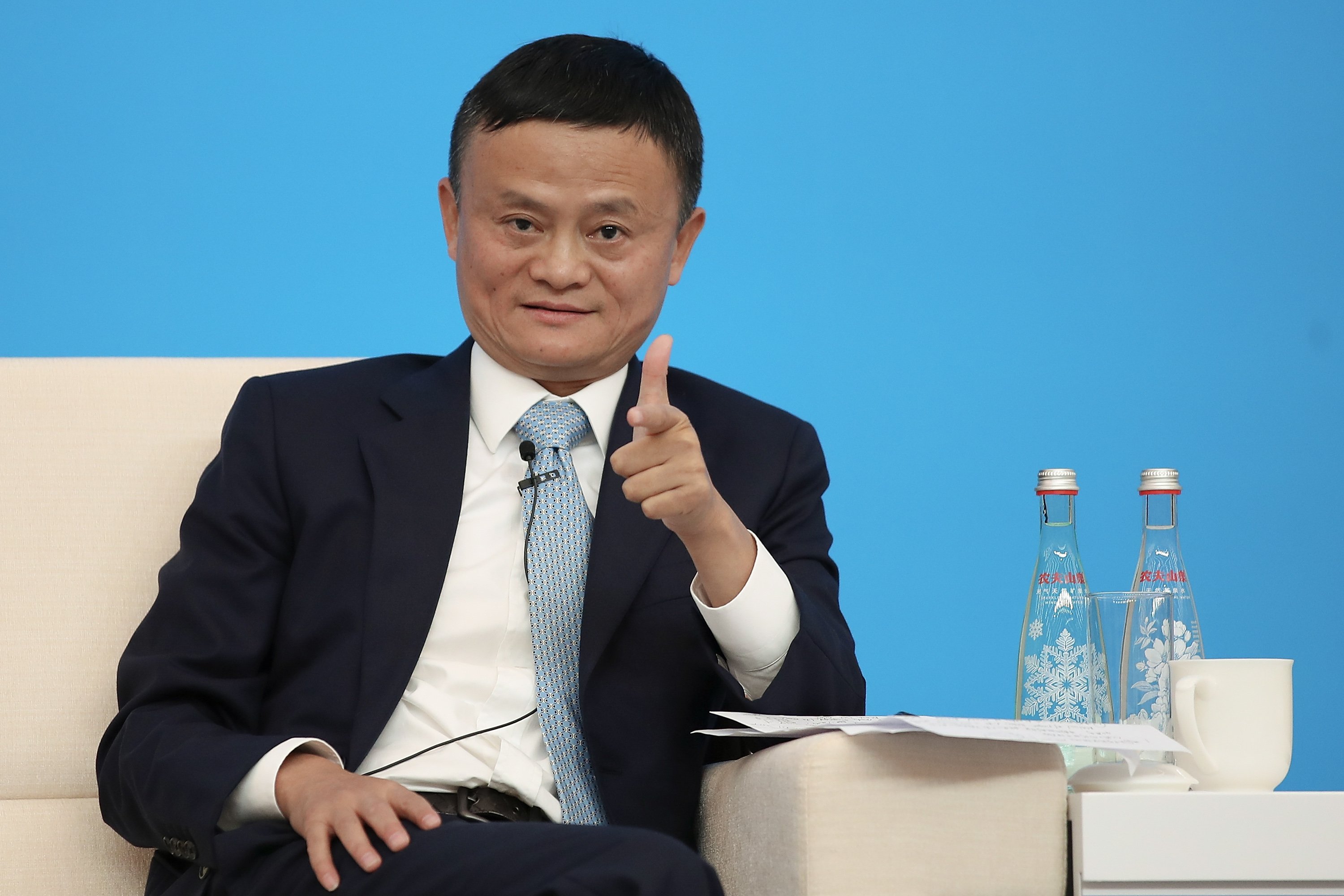 Jack Ma at the National Exhibition and Convention Center in Shanghai, China | Photo: Getty Images