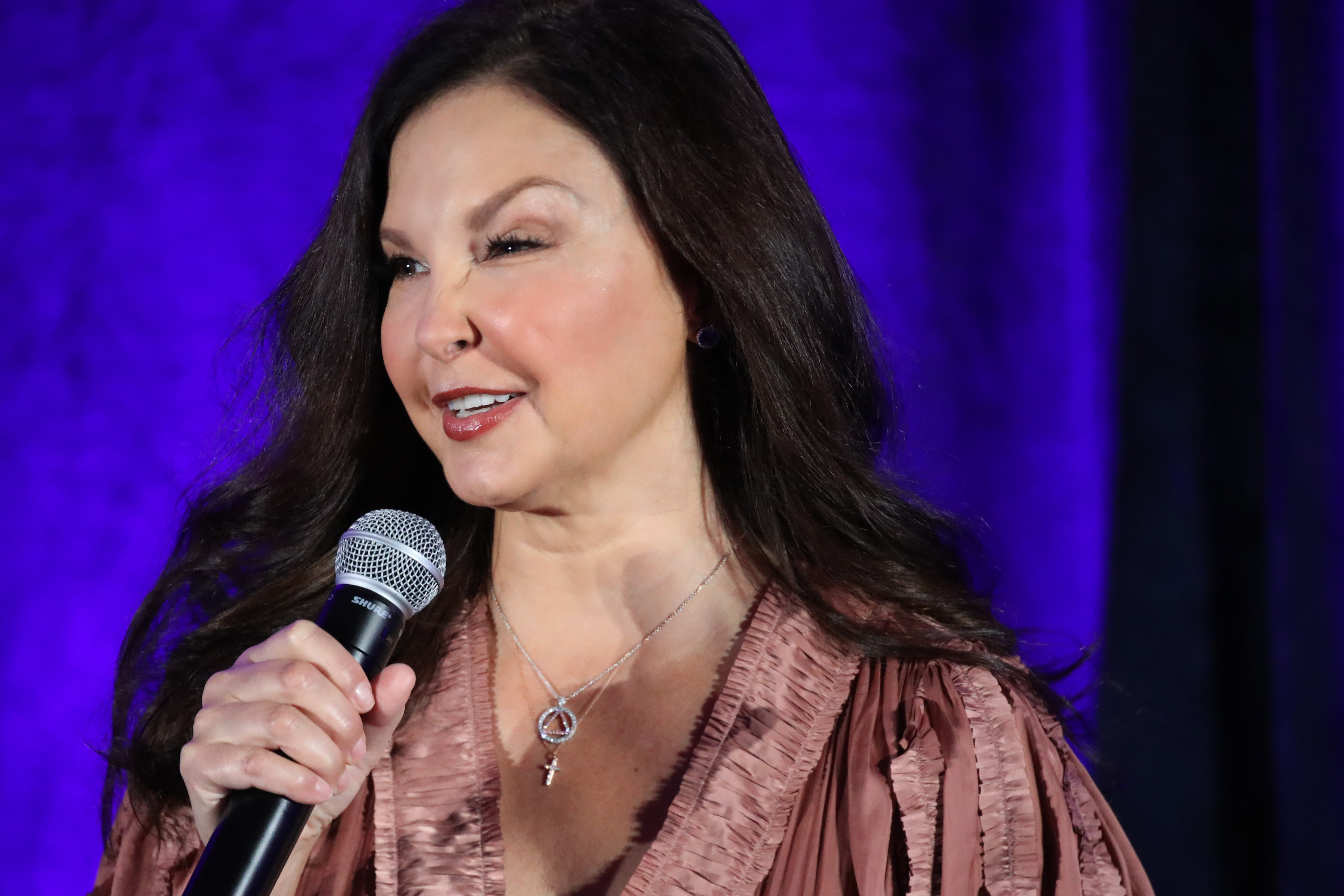 Ashley Judd speaks during the Clinton Global Initiative (CGI) Meeting in New York City, on September 20, 2022. | Source: Getty Images