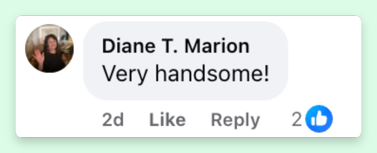 A netizen’s reaction to Dakota Johnson's photos with a mystery man | Source: Facebook/Page Six