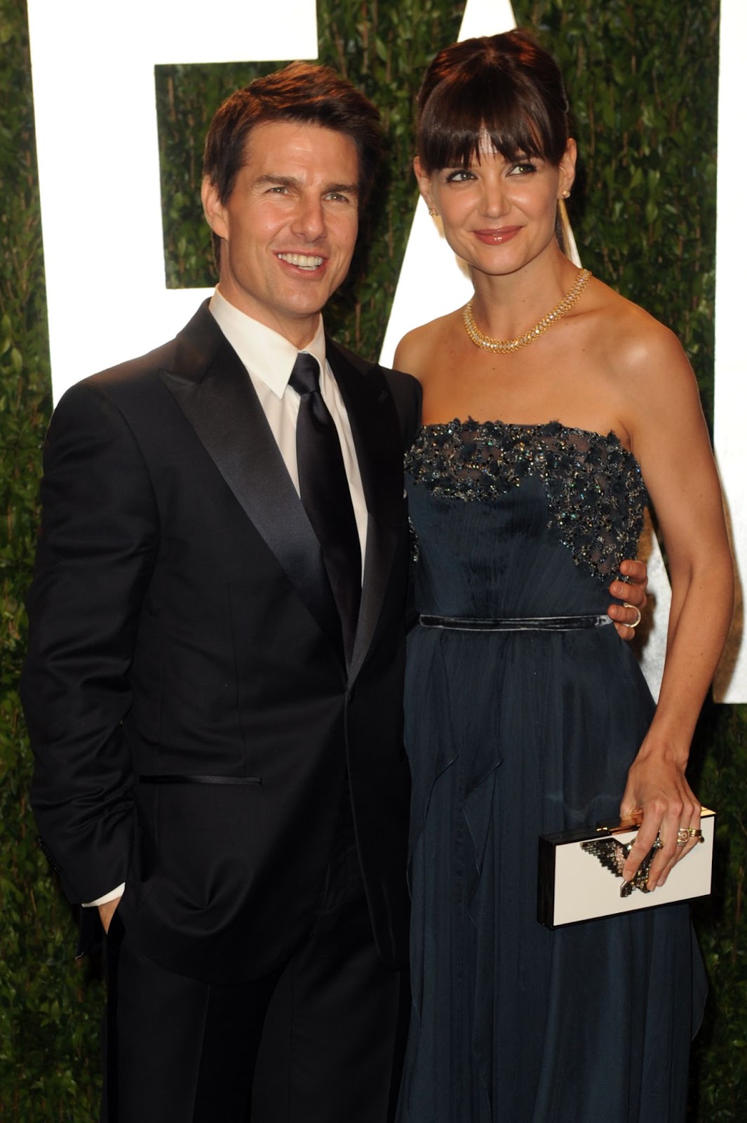 Tom Cruise and Katie Holmes attended Vanity Fair's 18th annual Oscars party in 2012, exuding glamour amid a turbulent time in their marriage. This event marked one of their last public appearances before Katie's surprising decision to file for divorce later that year. | Source: Getty Images