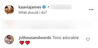 Fans react to Kaavia's cutness | Photo: Instagram @KaaviaJames
