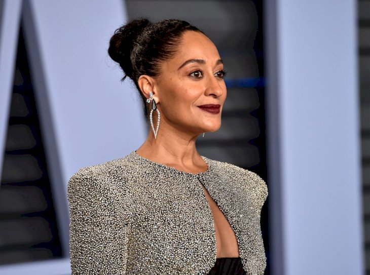 Tracee Ellis Ross at the 2018 Vanity Fair Oscar Party hosted by Radhika Jones at Wallis Annenberg Center for the Performing Arts on March 4, 2018, in Beverly Hills, California. | Photo by John Shearer/Getty Images