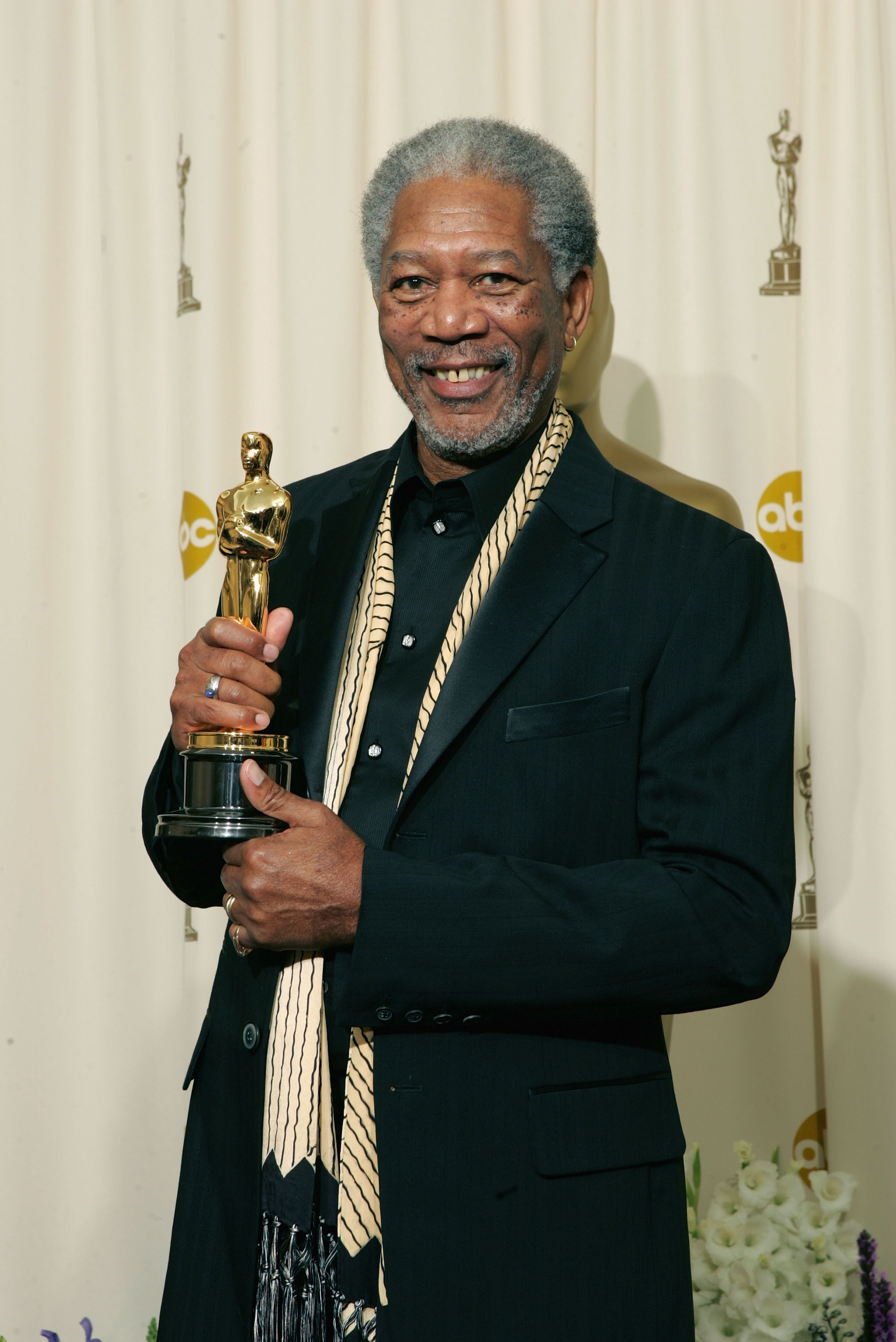 Morgan Freeman bei der 77. Verleihung des Academy Awards im Jahr 2005 | Quelle: Getty Images