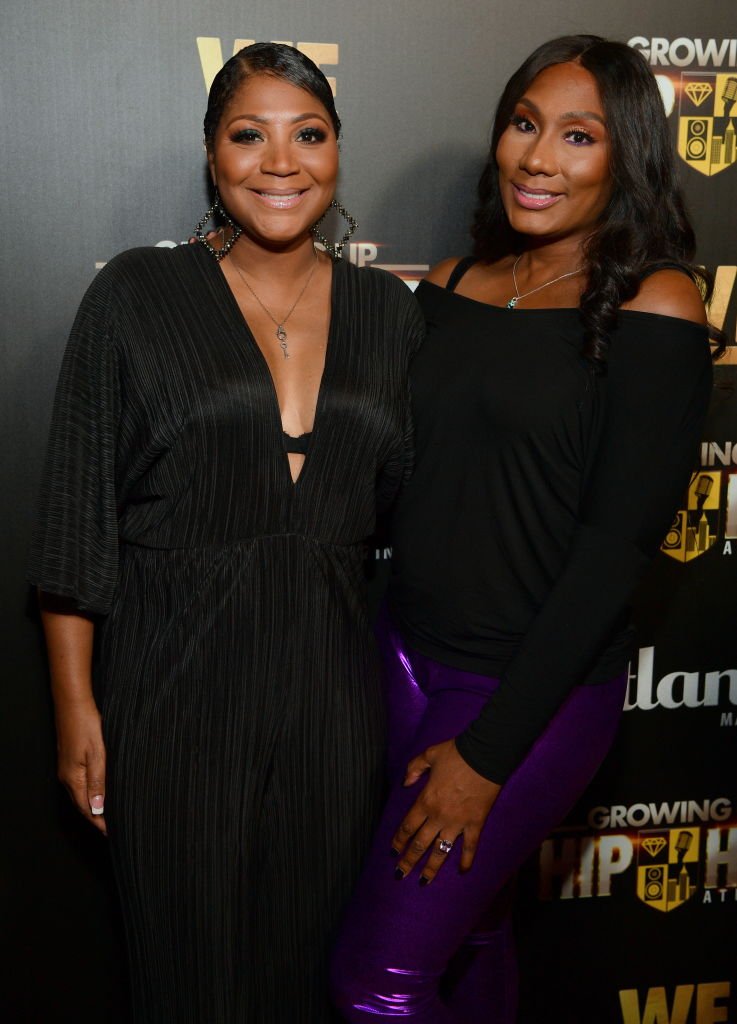 Reality stars Trina and Towanda Braxton attend the "Growing Up Hip Hop" show's party at the Tongue & Groove in Atlanta, Georgia in October 2018. | Photo: Getty Images