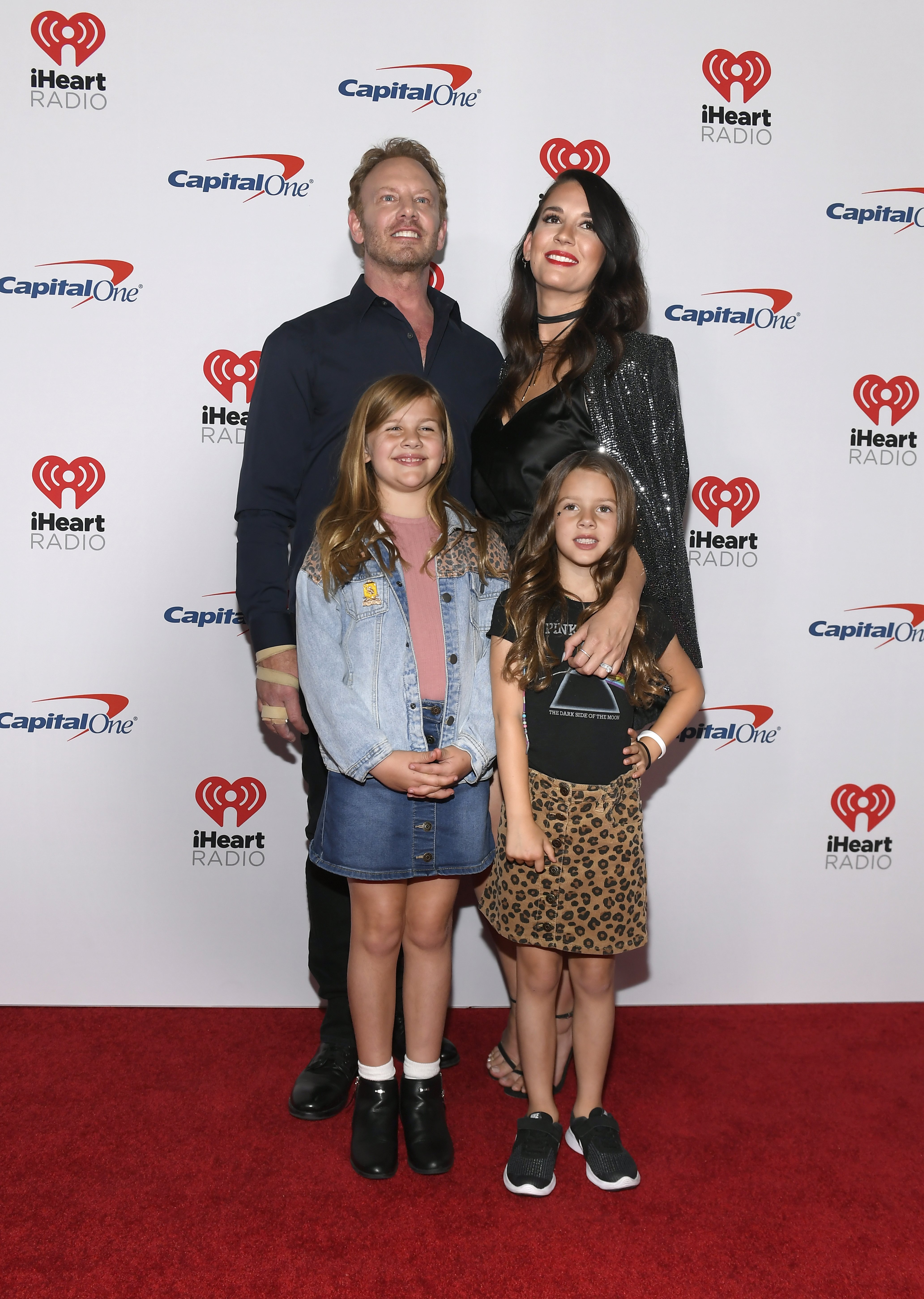 Ian Ziering, Erin Ludwig, Loren Ziering and Penna Ziering attend the iHeart Radio Music Festival on September 20, 2019, in Las Vegas, Nevada. | Source: Getty Images.