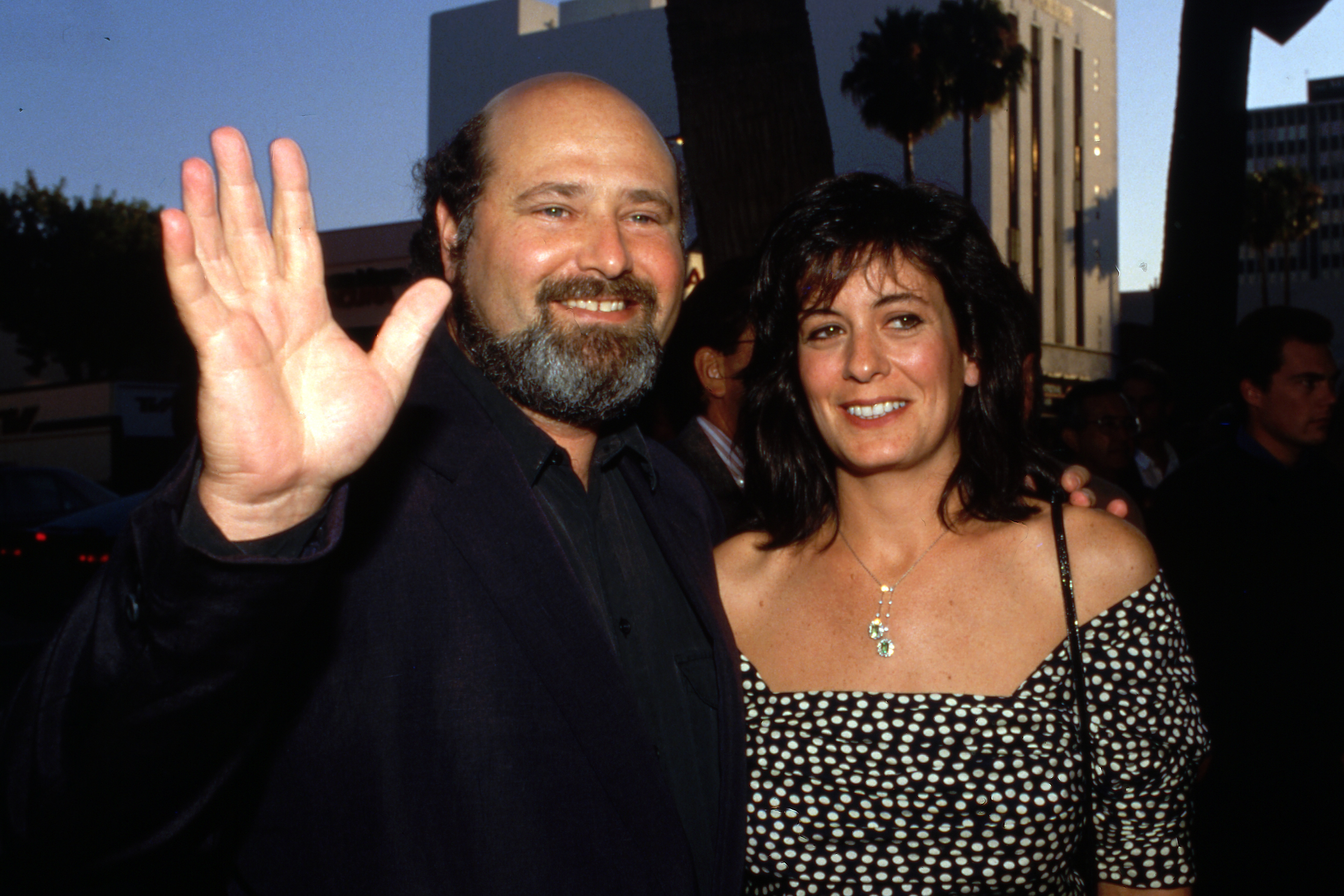 Rob Reiner and Michele Singer at the Premiere of "When Harry Met Sally" on July 13, 1989, in Los Angeles | Source: Getty Images